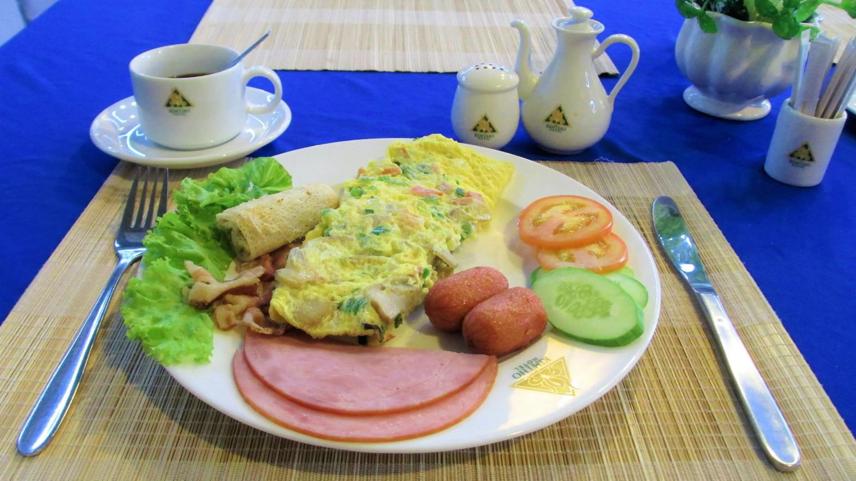 Breakfast in Kim Tho Hotel