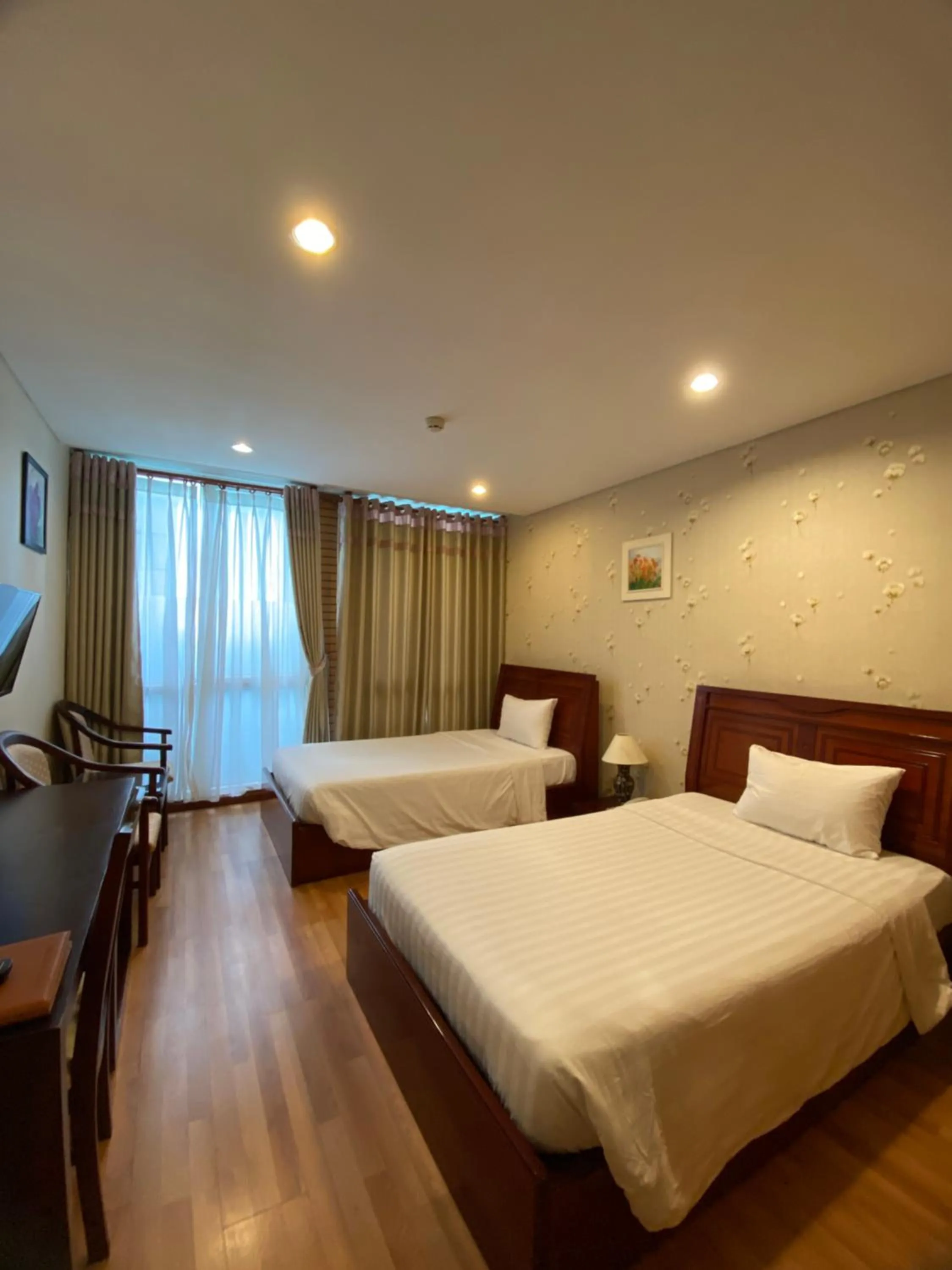 Bed in Kim Tho Hotel