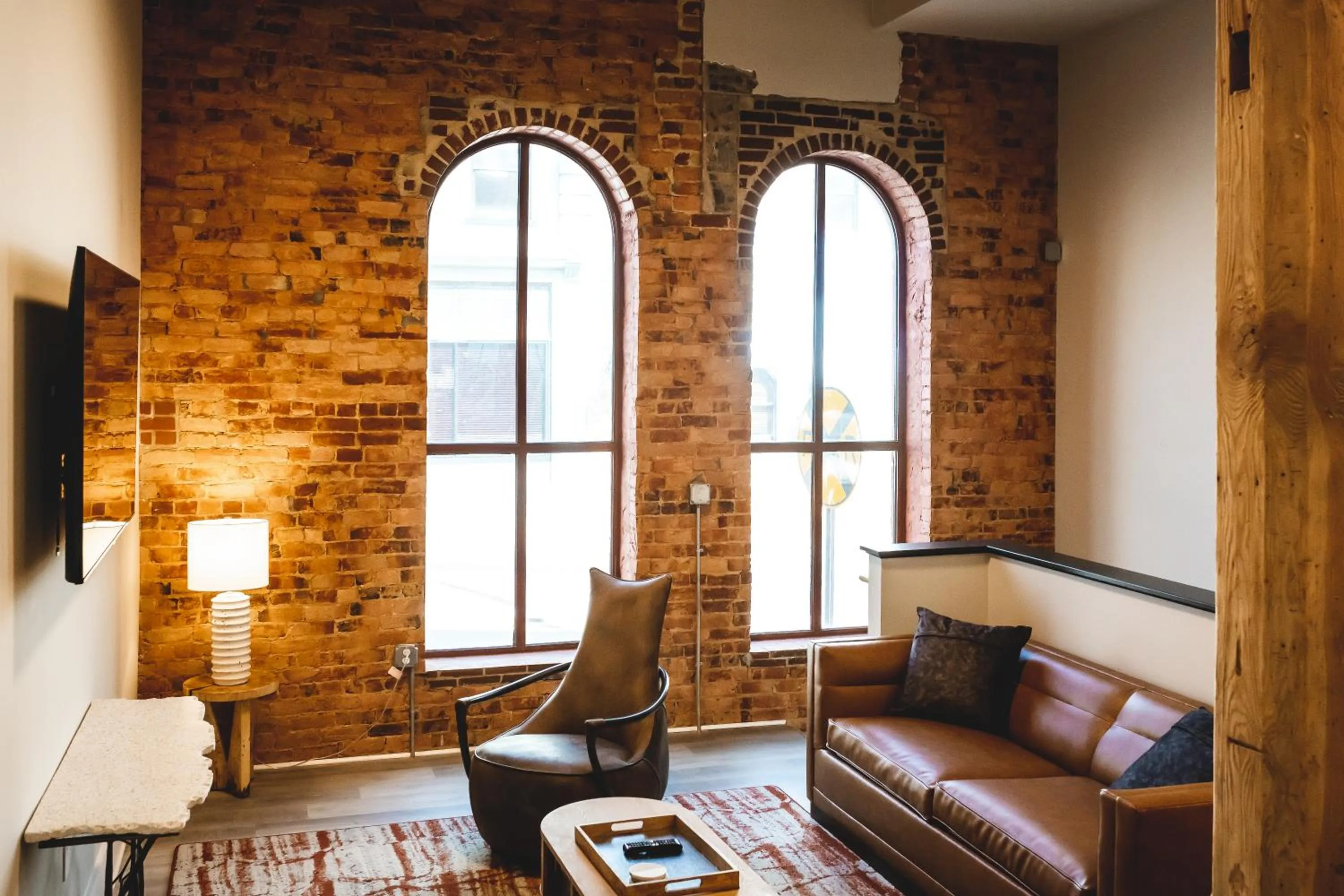 Living room in Three Trails Downtown Elkin
