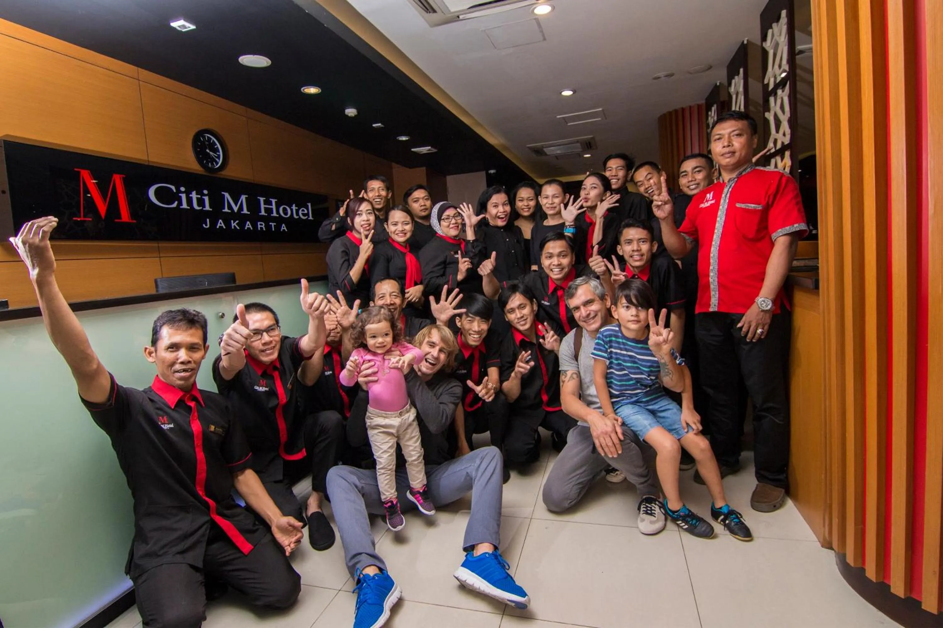 Staff in Citi M Hotel Gambir
