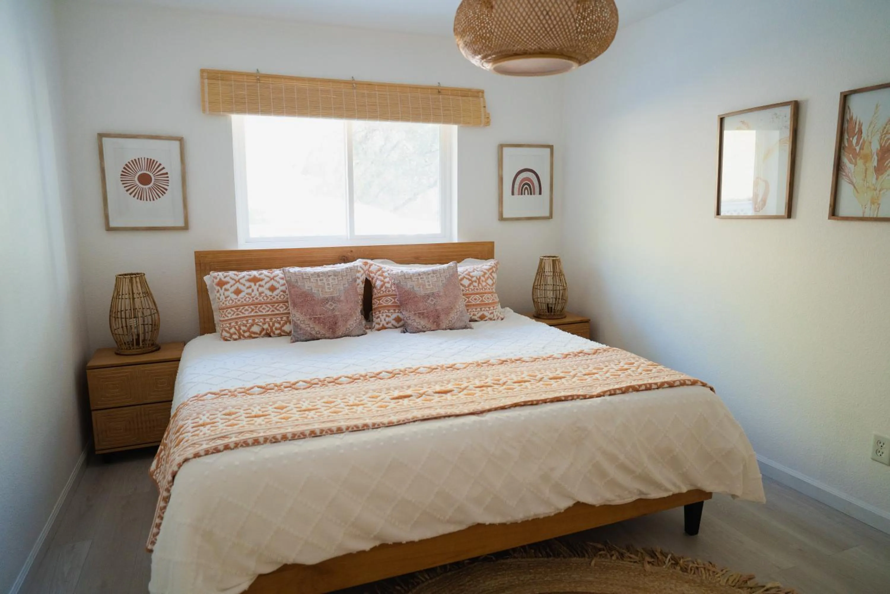 Bed in Boho chic oasis by Casa Oso with pool, spa and views