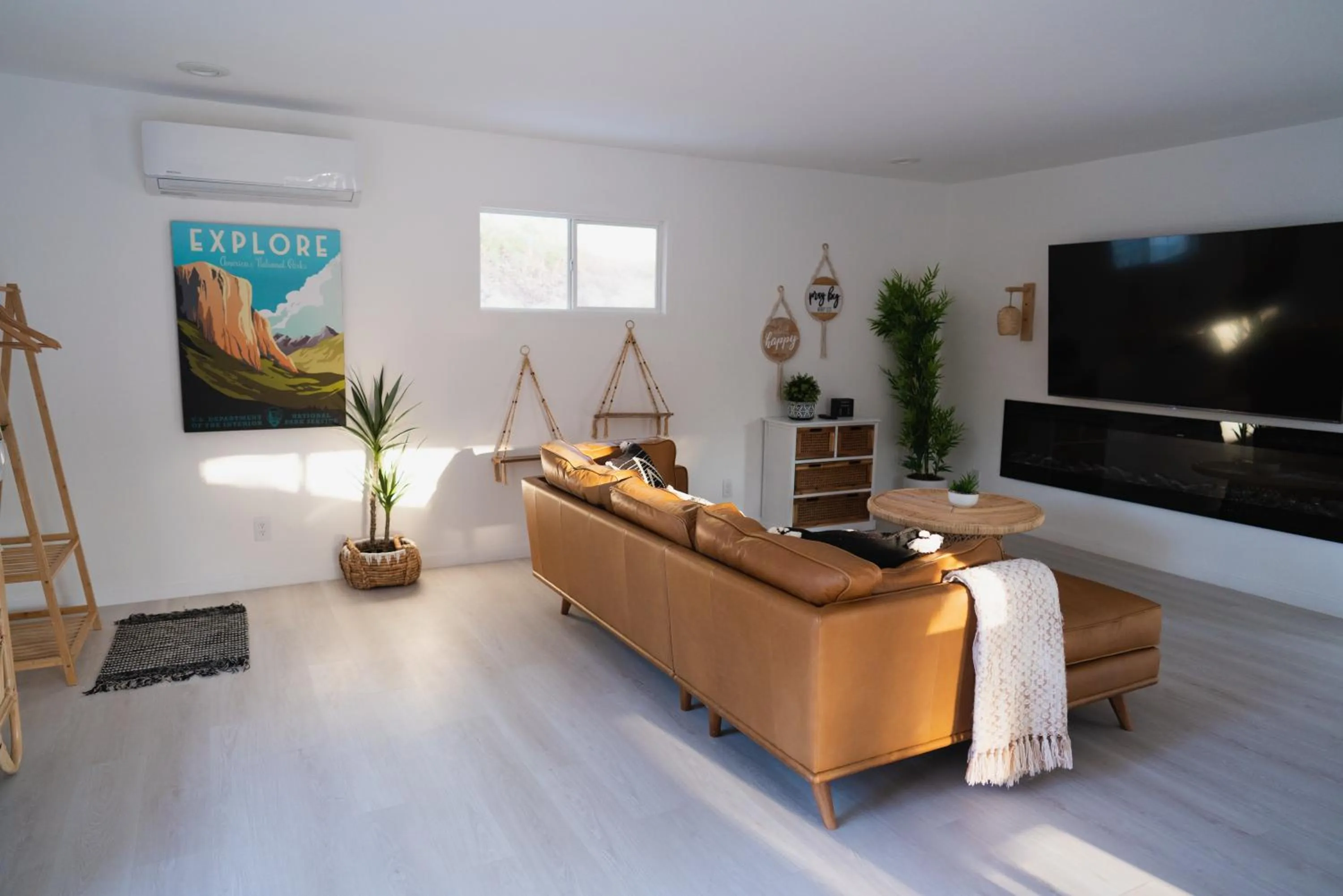 Communal lounge/ TV room in Boho chic oasis by Casa Oso with pool, spa and views