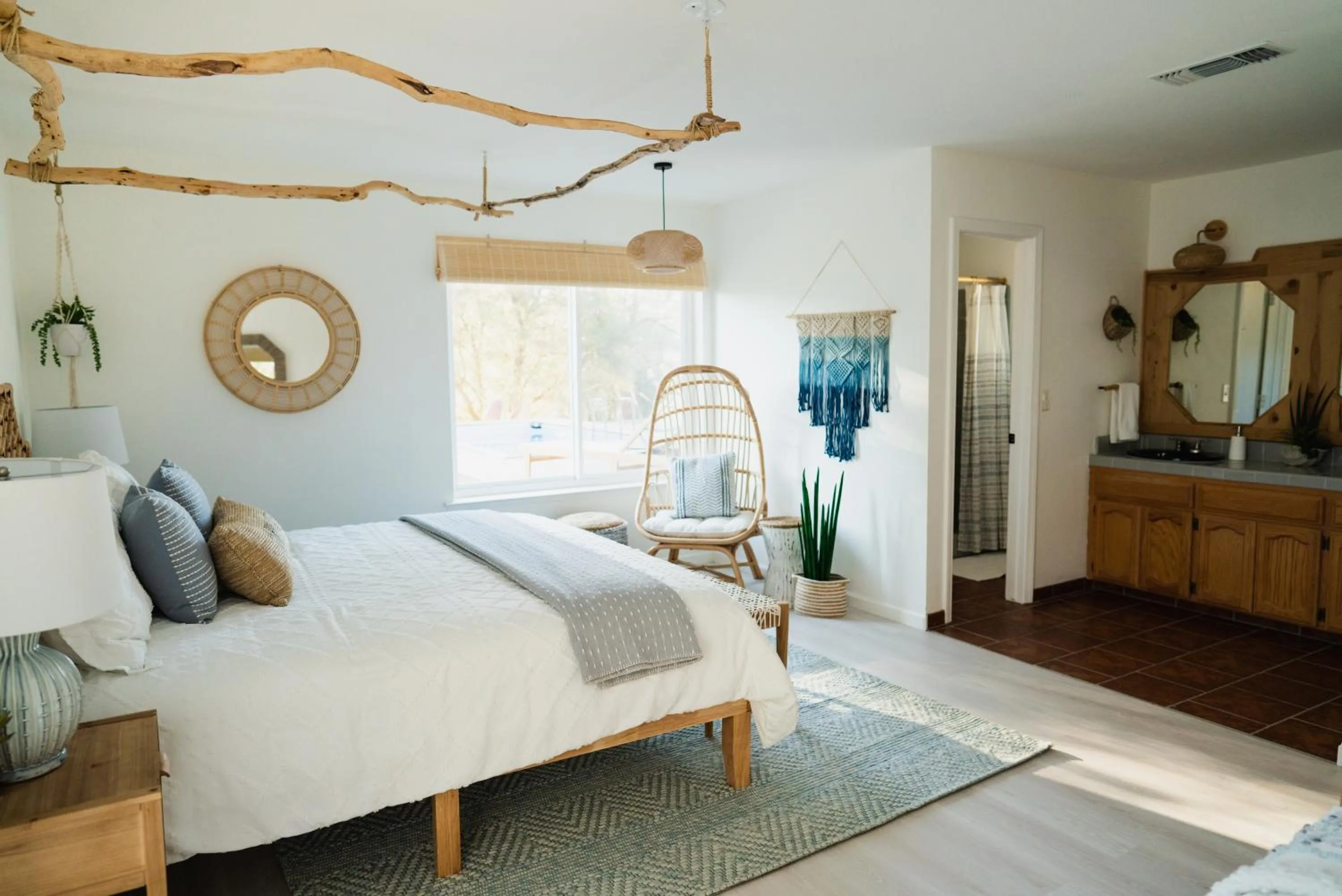 Bed in Boho chic oasis by Casa Oso with pool, spa and views