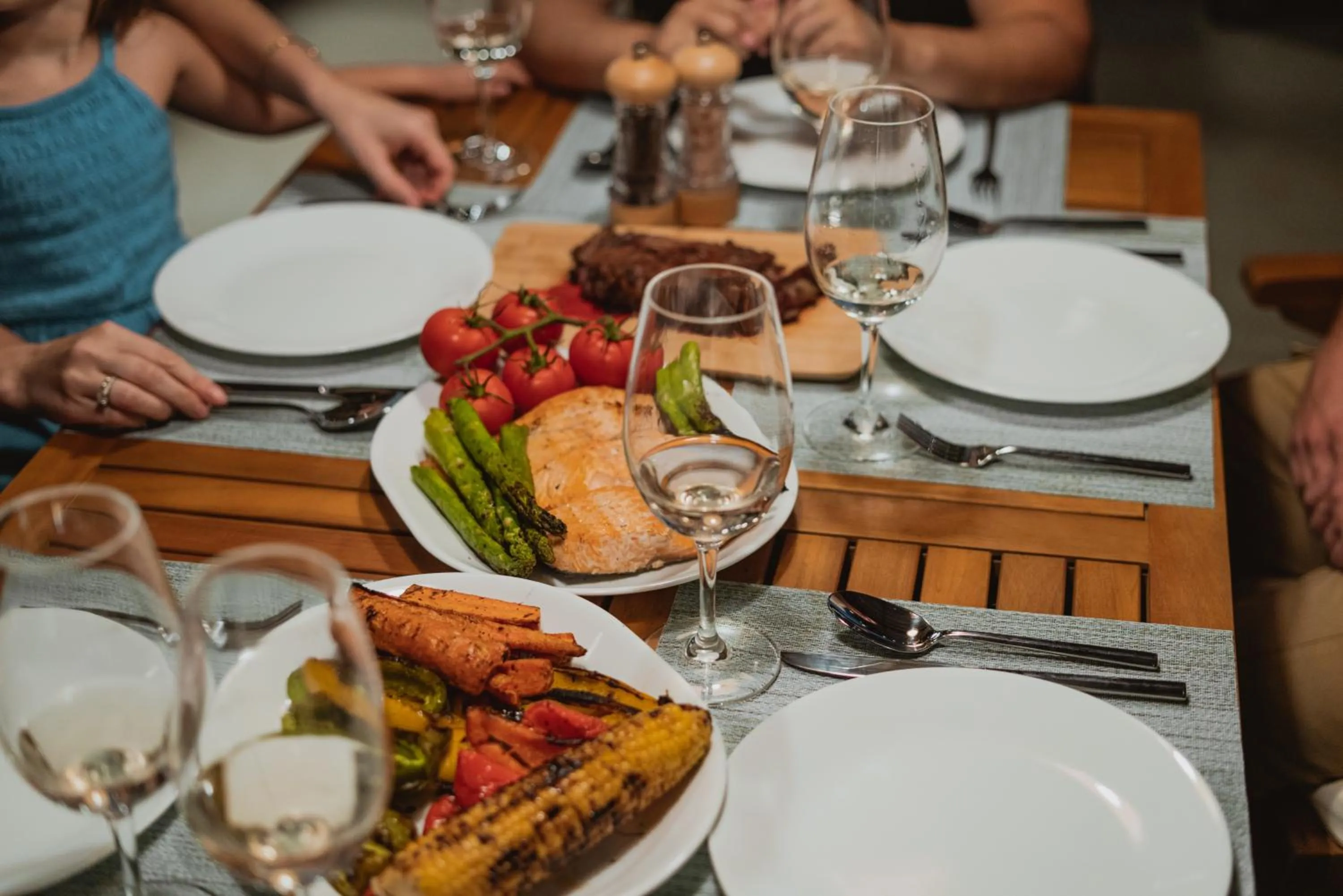 BBQ facilities in Boho chic oasis by Casa Oso with pool, spa and views