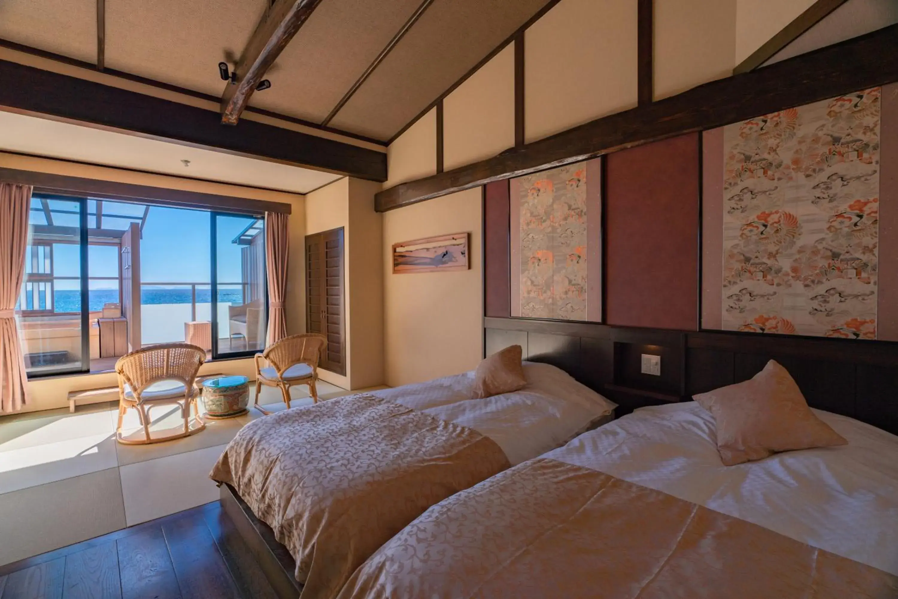 Standard Room with Open-Air Bath - Ocean View in Isoaruki no Yuyado Ushiogumo -6 years or older- Standard Room with Open-Air Bath - Ocean View in Isoaruki no Yuyado Ushiogumo -6 years or older-