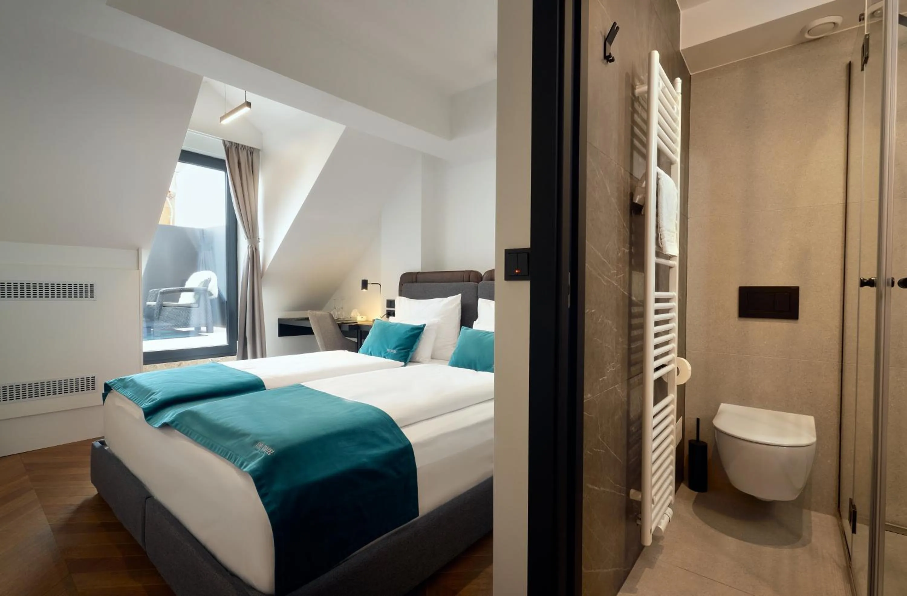 Photo of the whole room, Bed in The Hotel Ljubljana