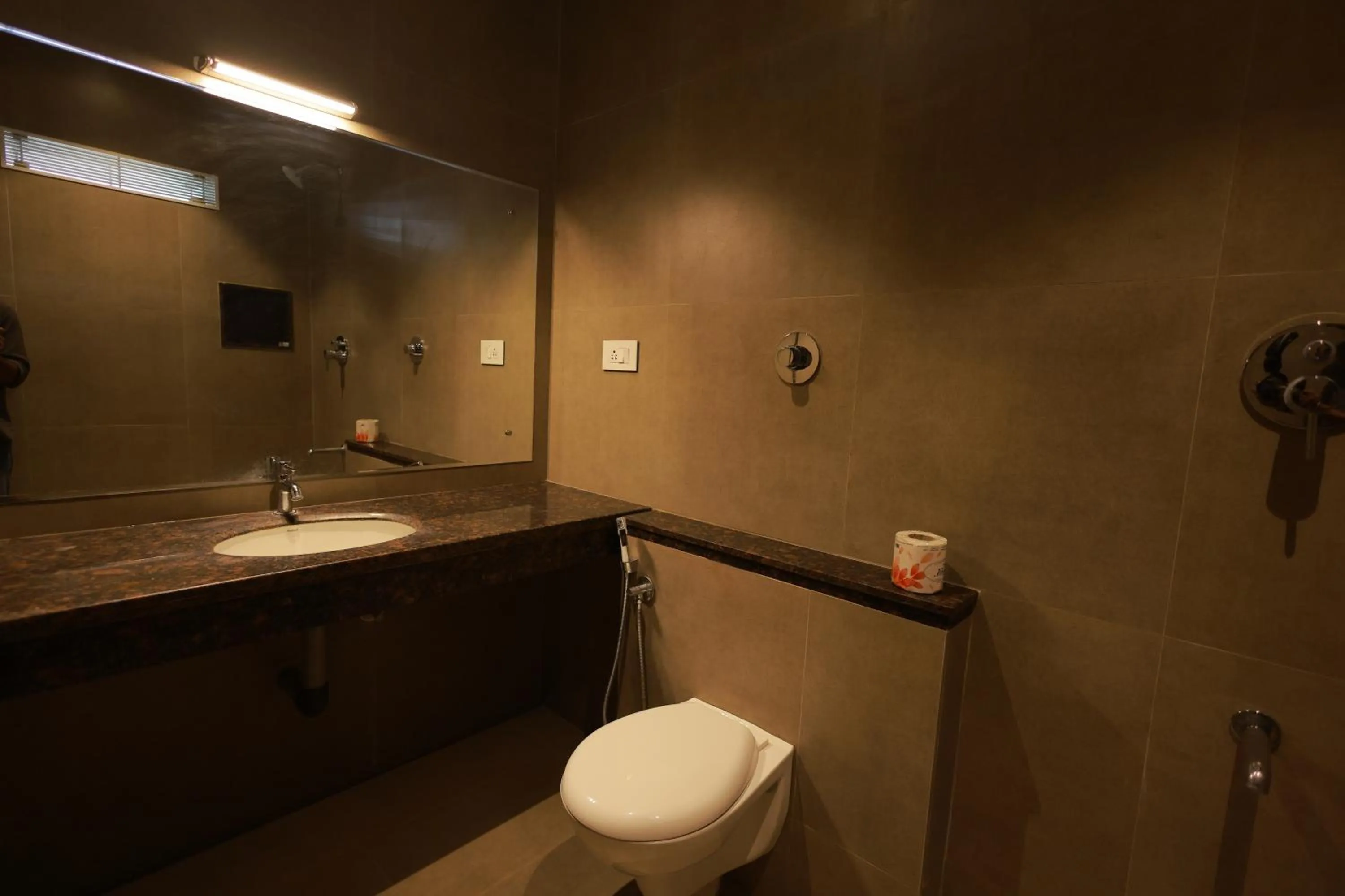 Toilet in Hotel Comorin Grand