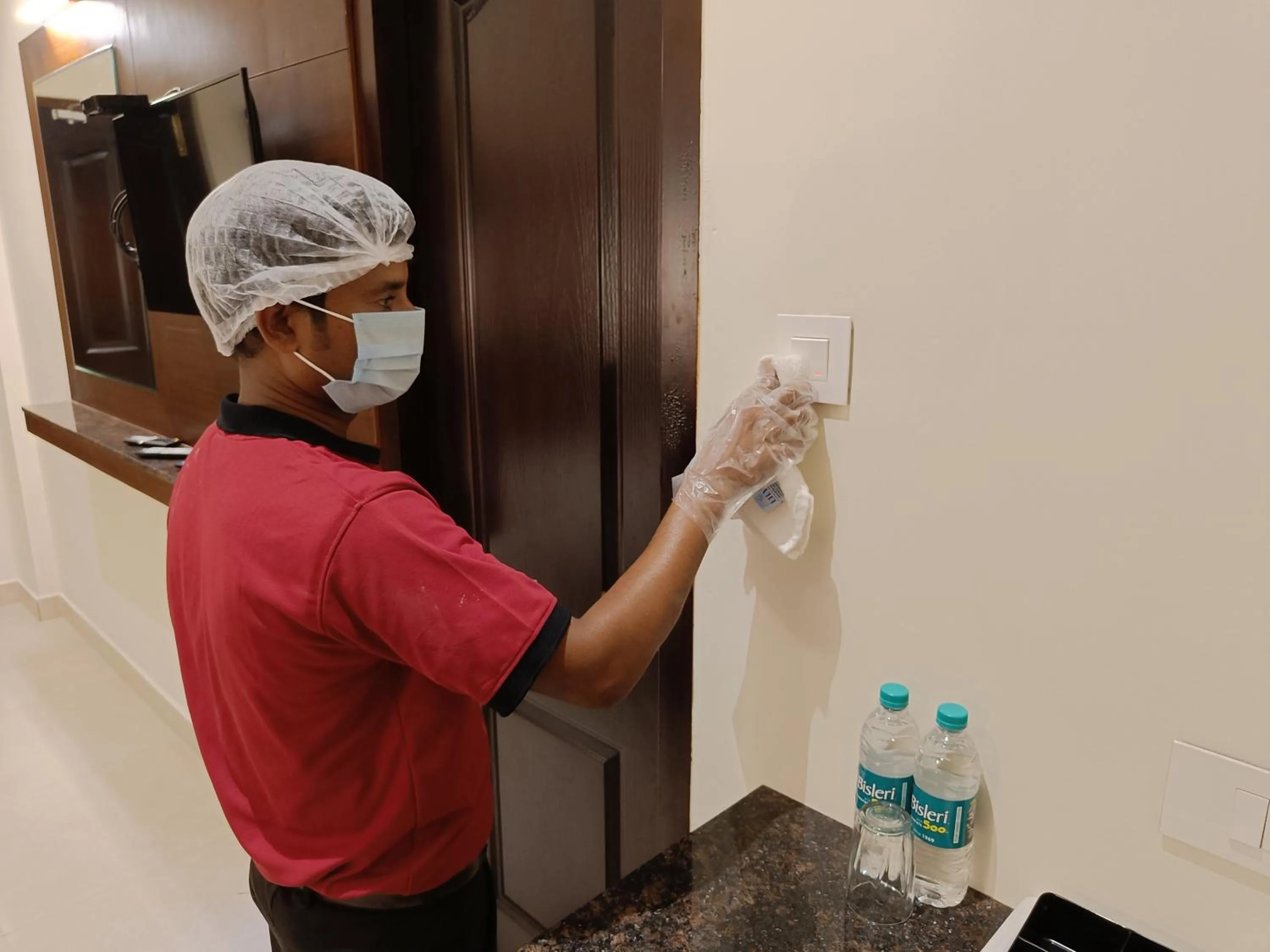 Staff in Hotel Comorin Grand