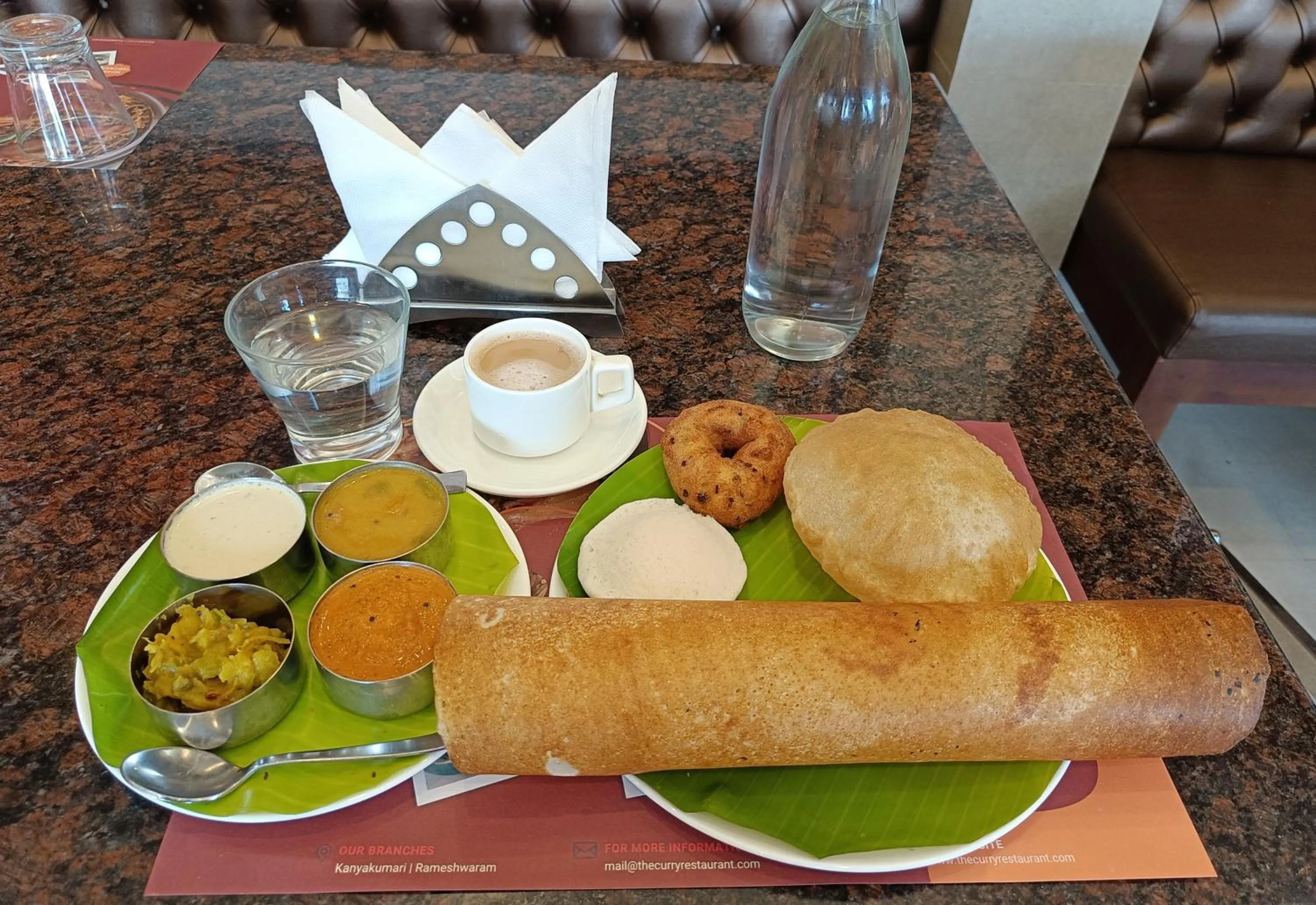 Dining area in Hotel Comorin Grand