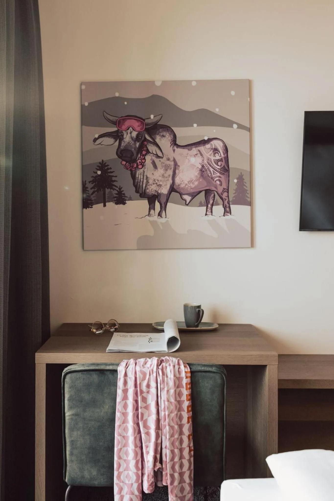 Decorative detail in Hotel Lisl - Alpine Comfort