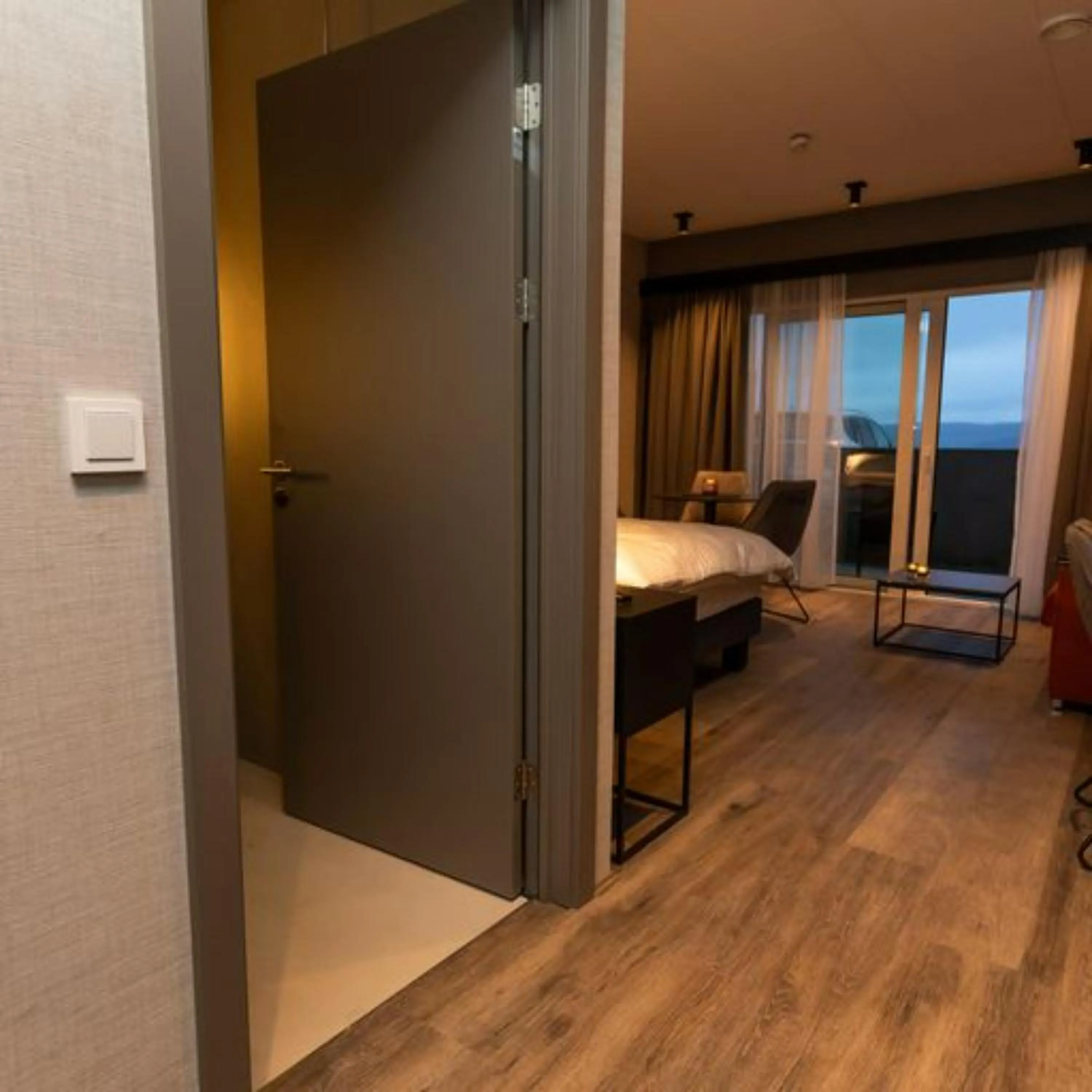 View (from property/room), Bed in Hotel Halond