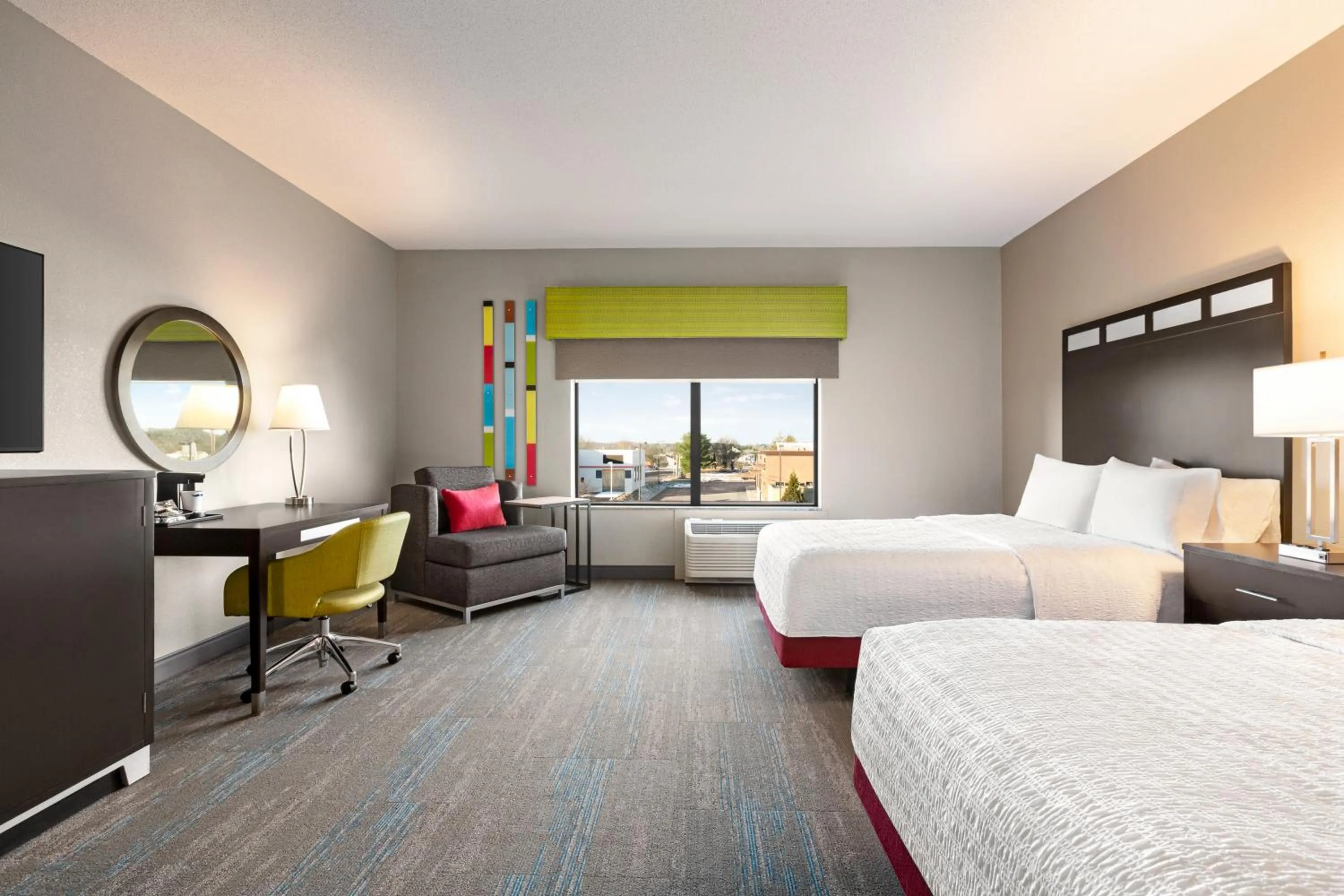 Bedroom, Bed in Hampton Inn & Suites York South