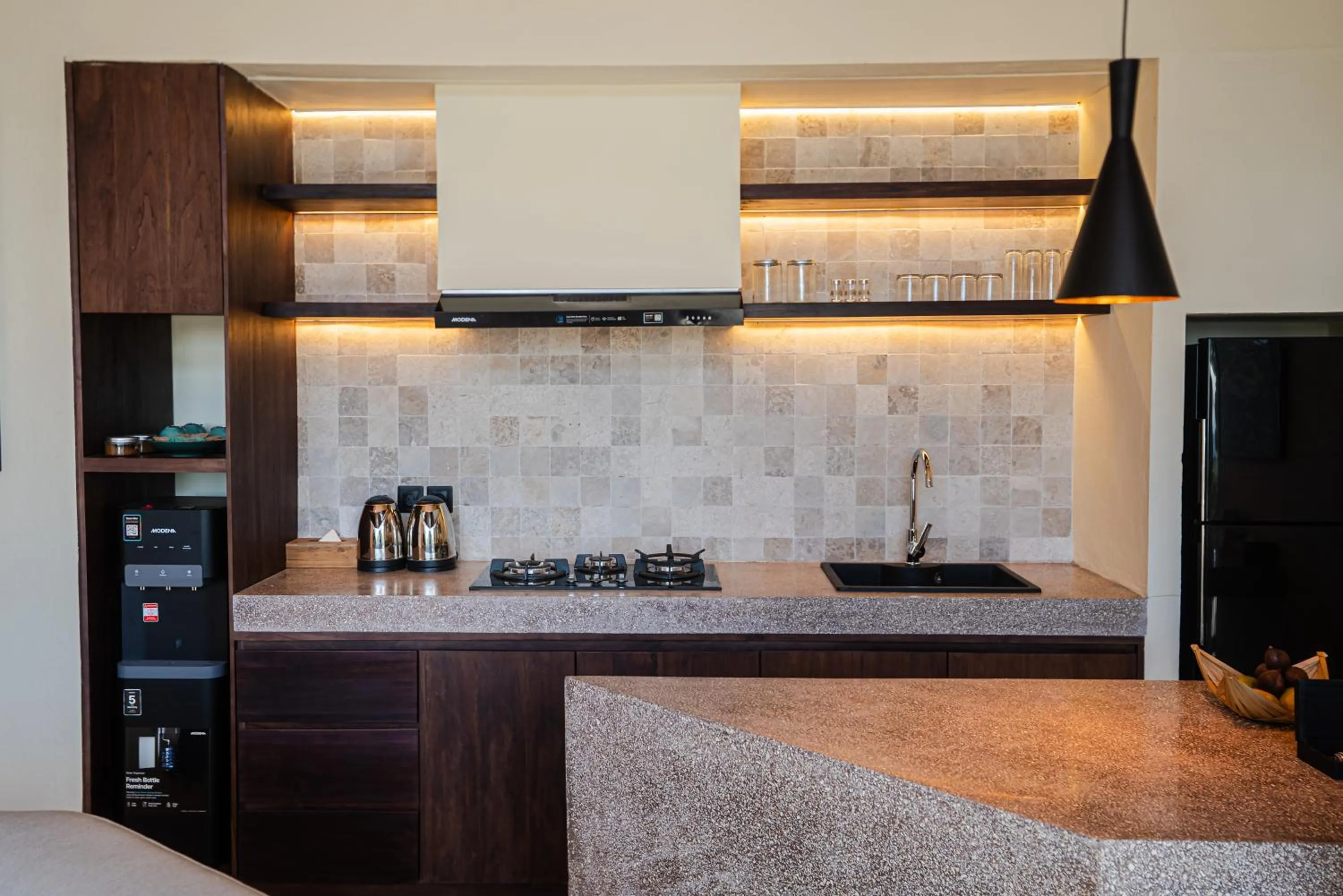 Kitchen or kitchenette in Desa Oculus