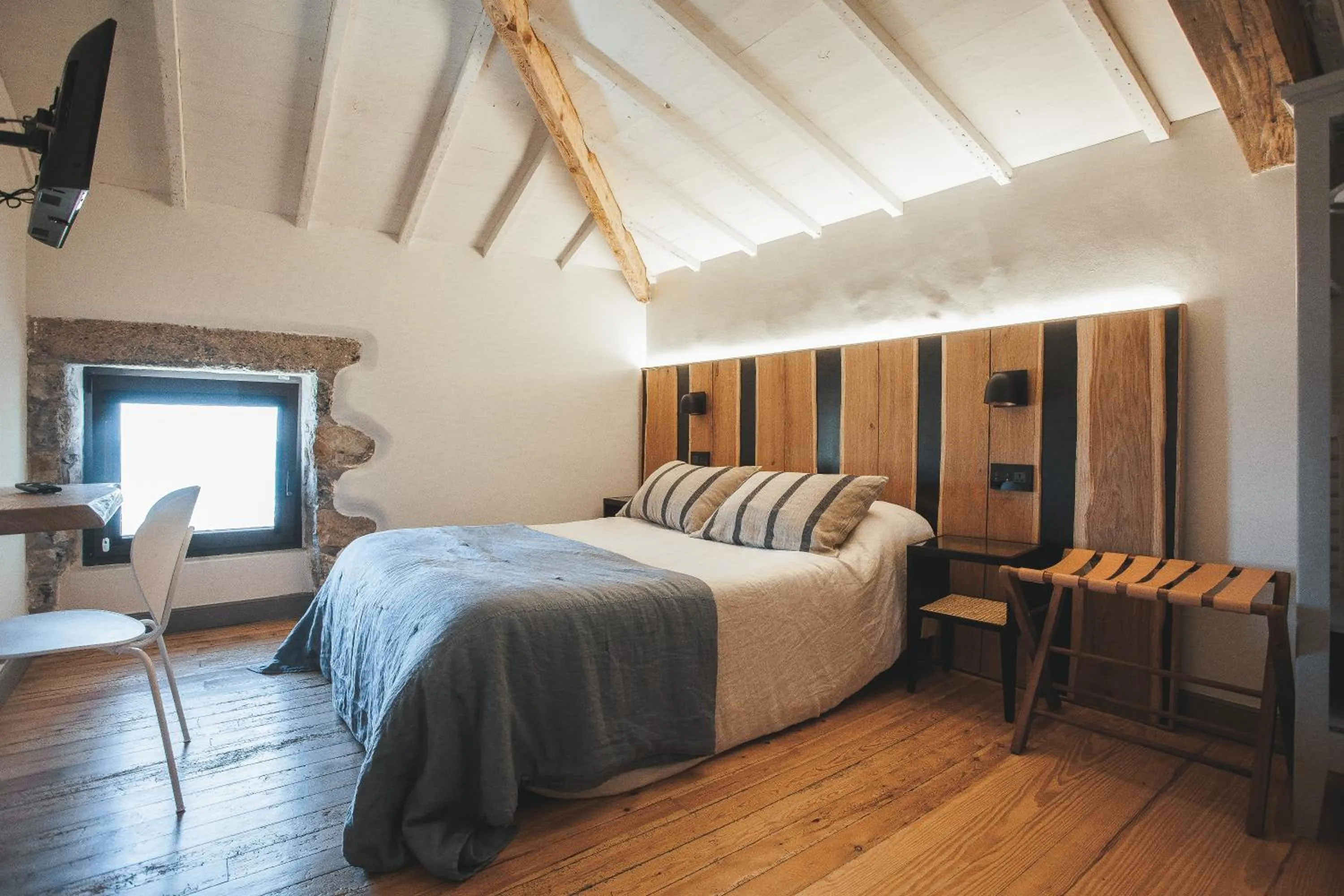 Bed in Hotel Arimune