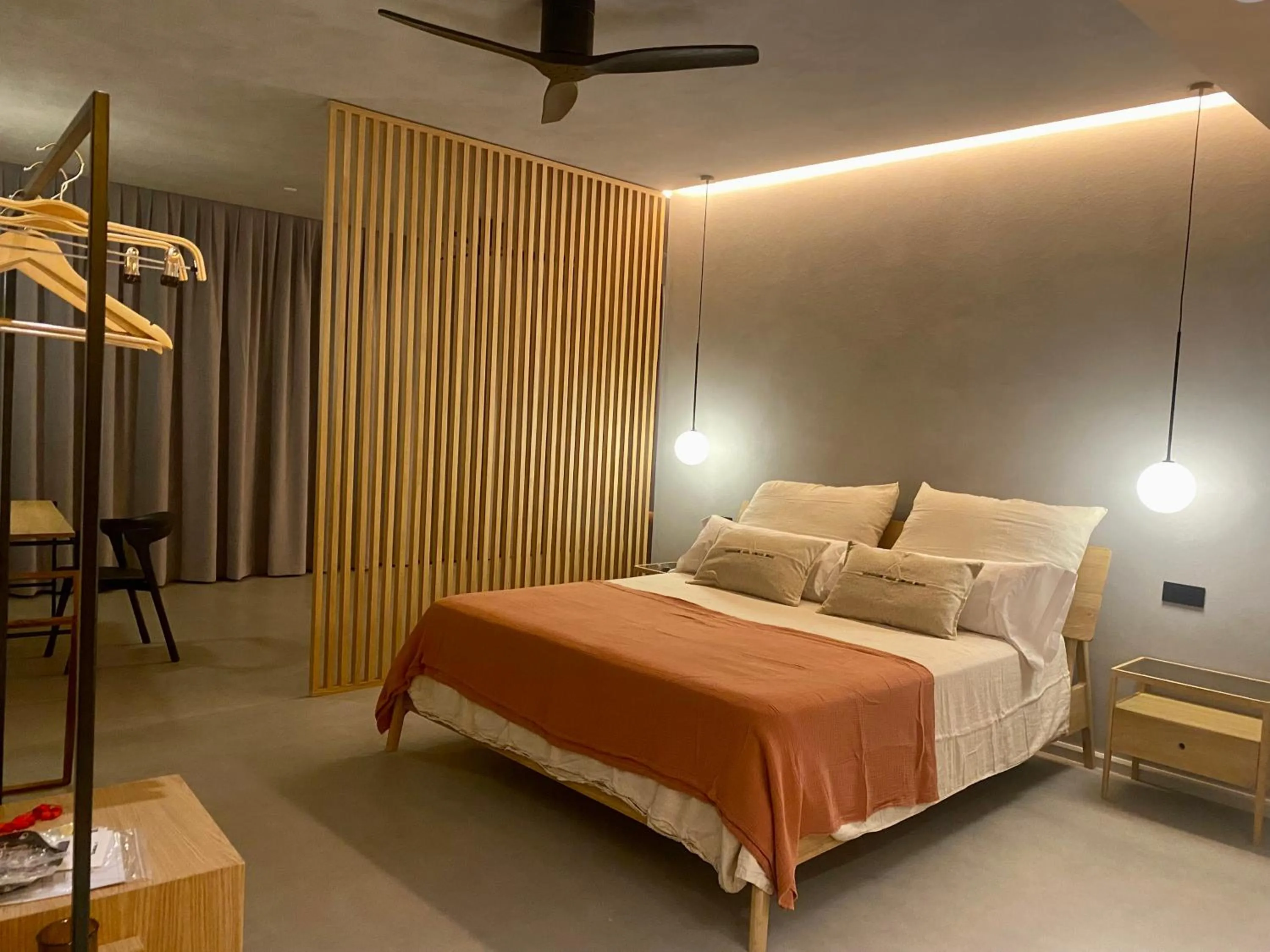 Bed in Hotel Arimune