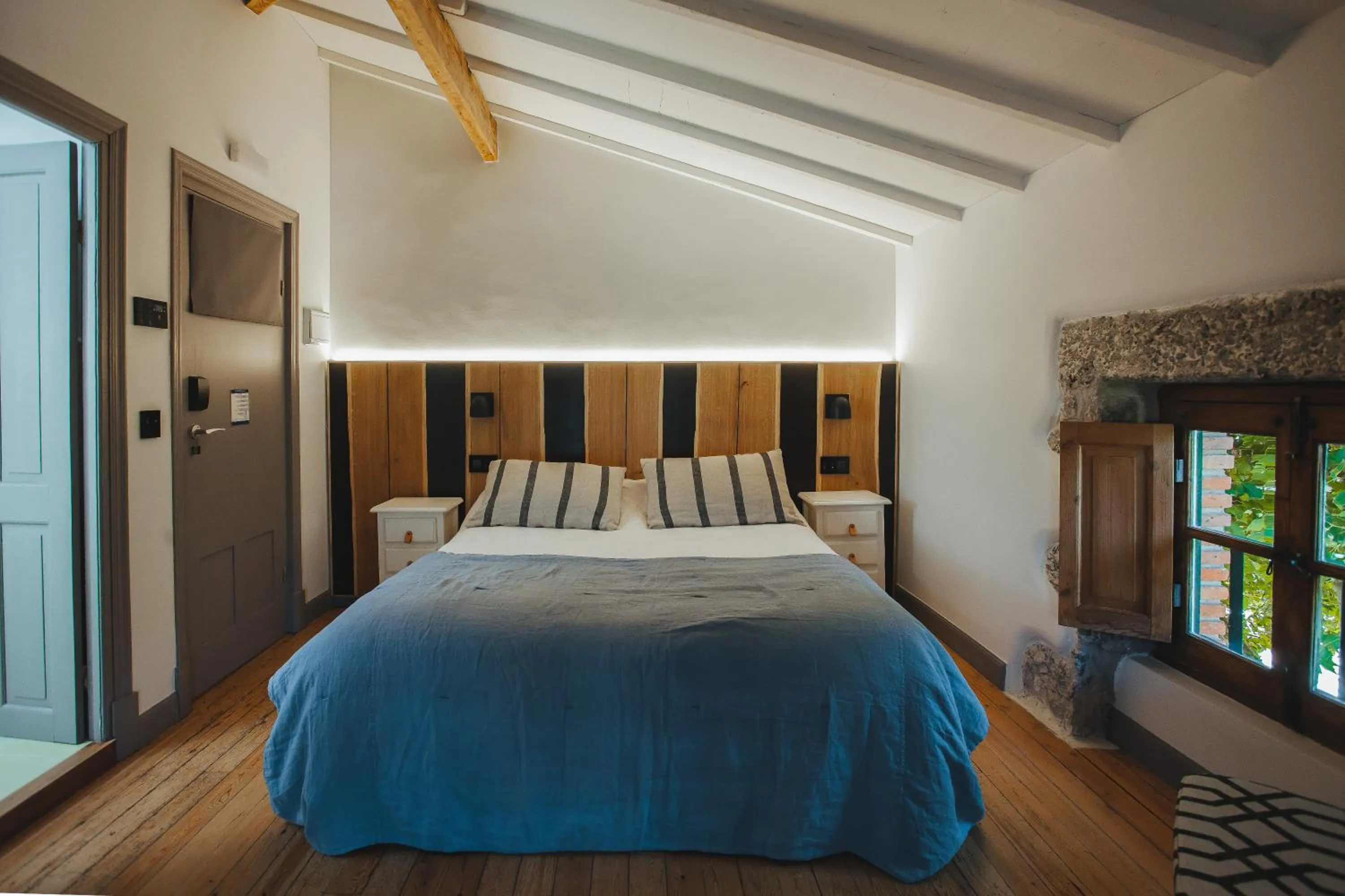 Bed in Hotel Arimune