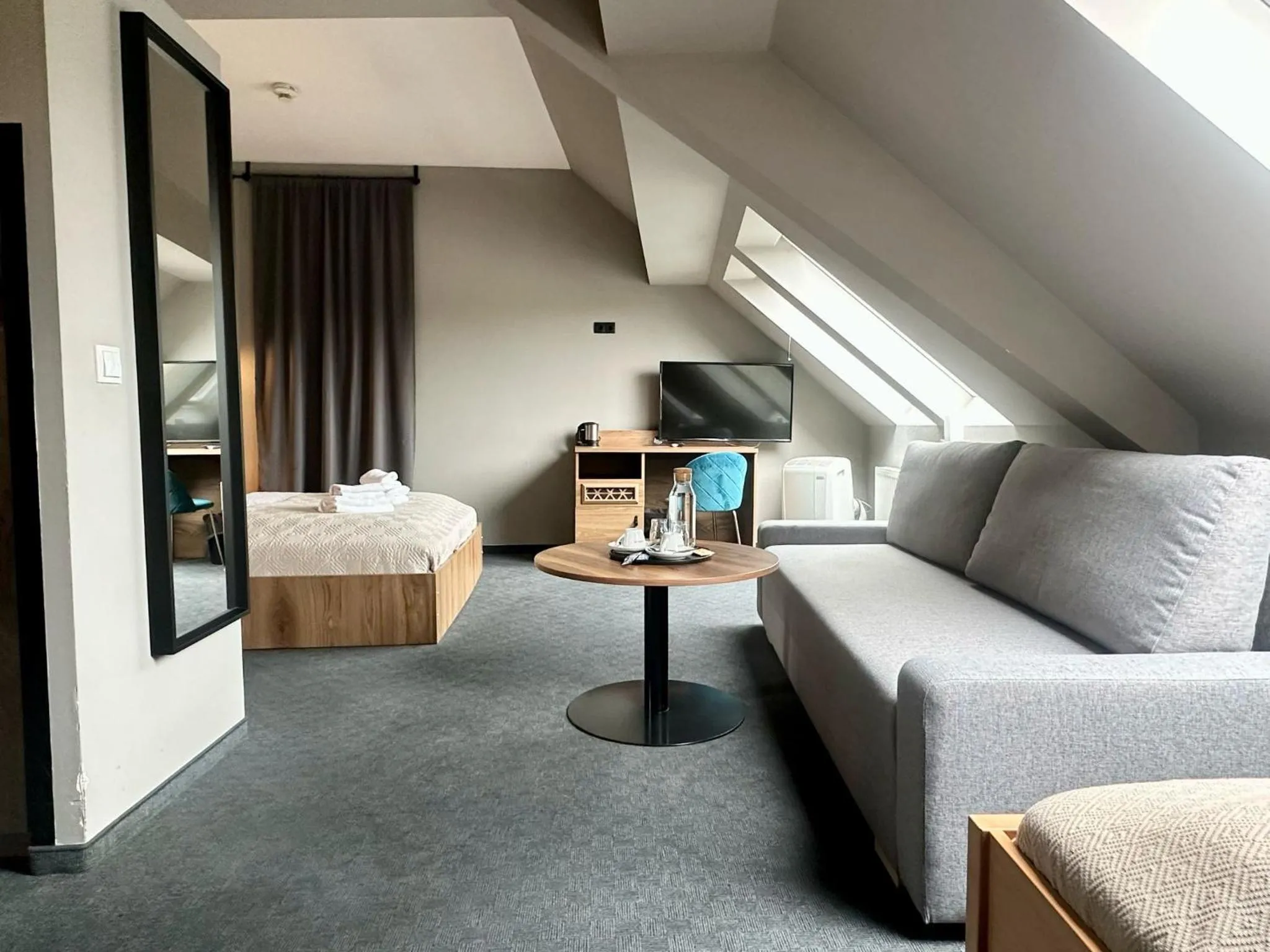 Bed in Hotel George Vienna