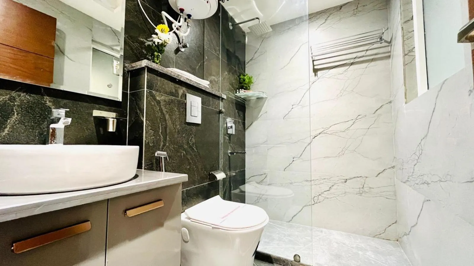 Bathroom in ZEN Studios - DLF CyberCity Gurgaon