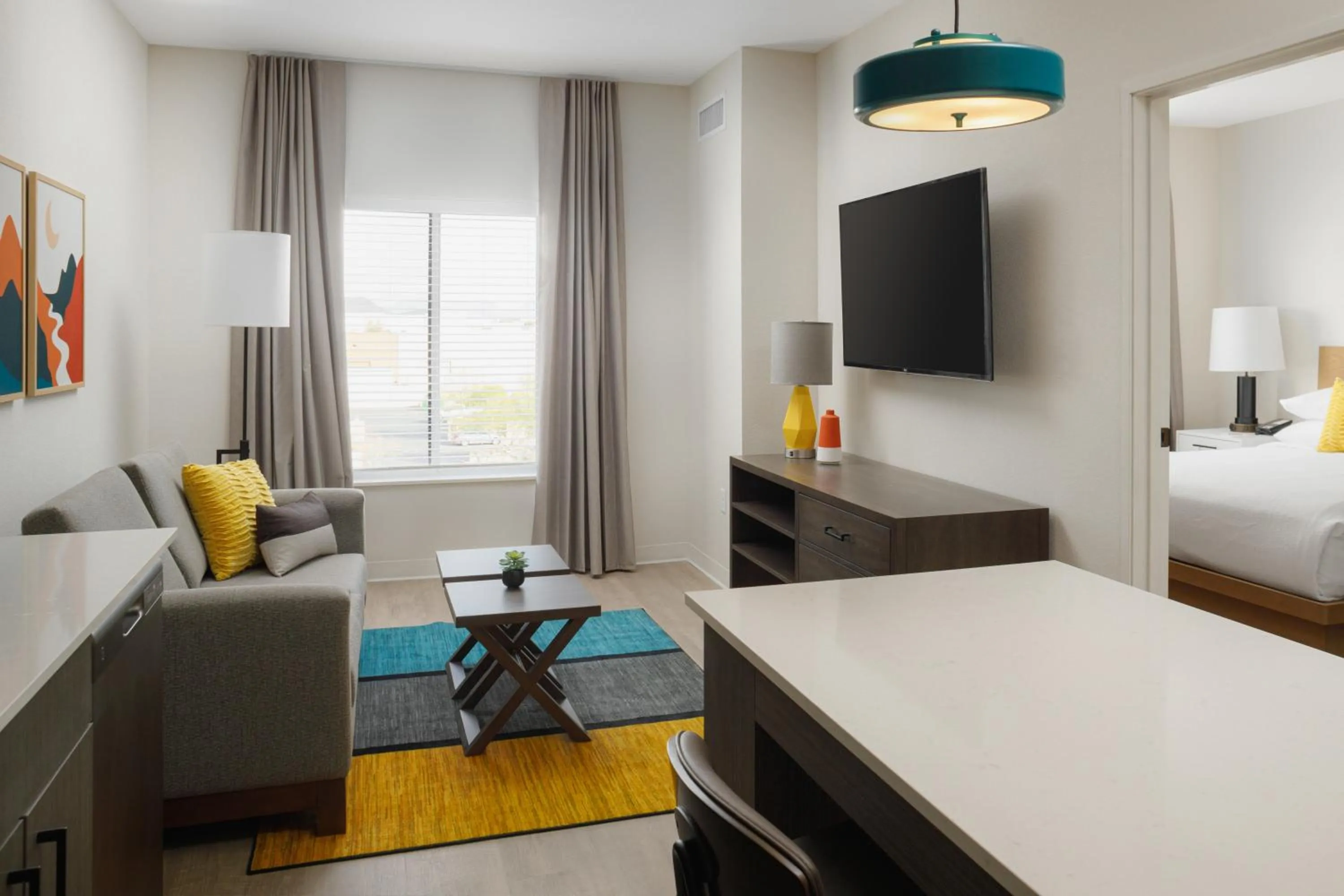 TV and multimedia, Bed in WaterWalk Extended Stay by Wyndham Phoenix N Happy Valley