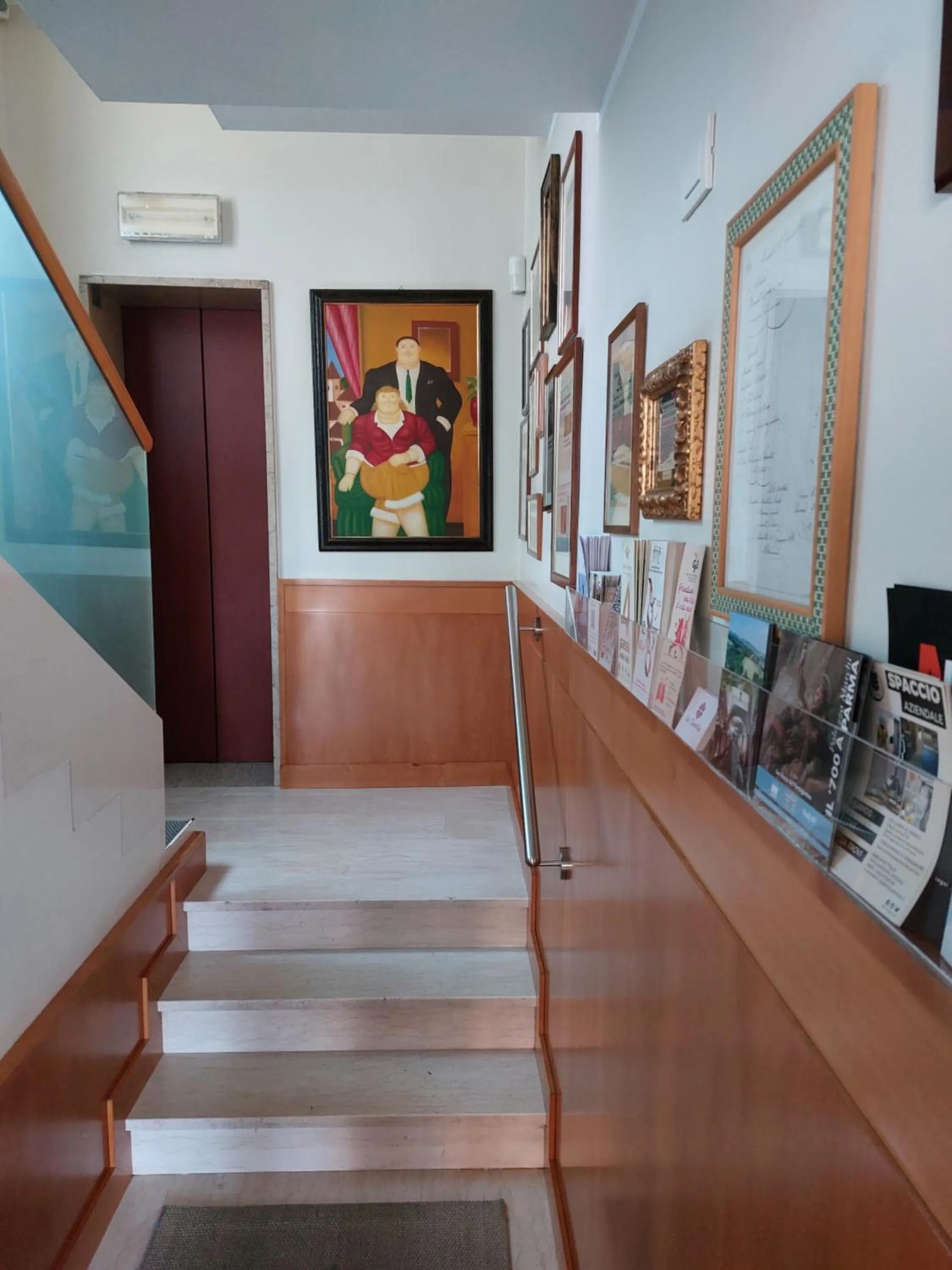 Lobby or reception in Hotel Daniel & Ristorante Cocchi