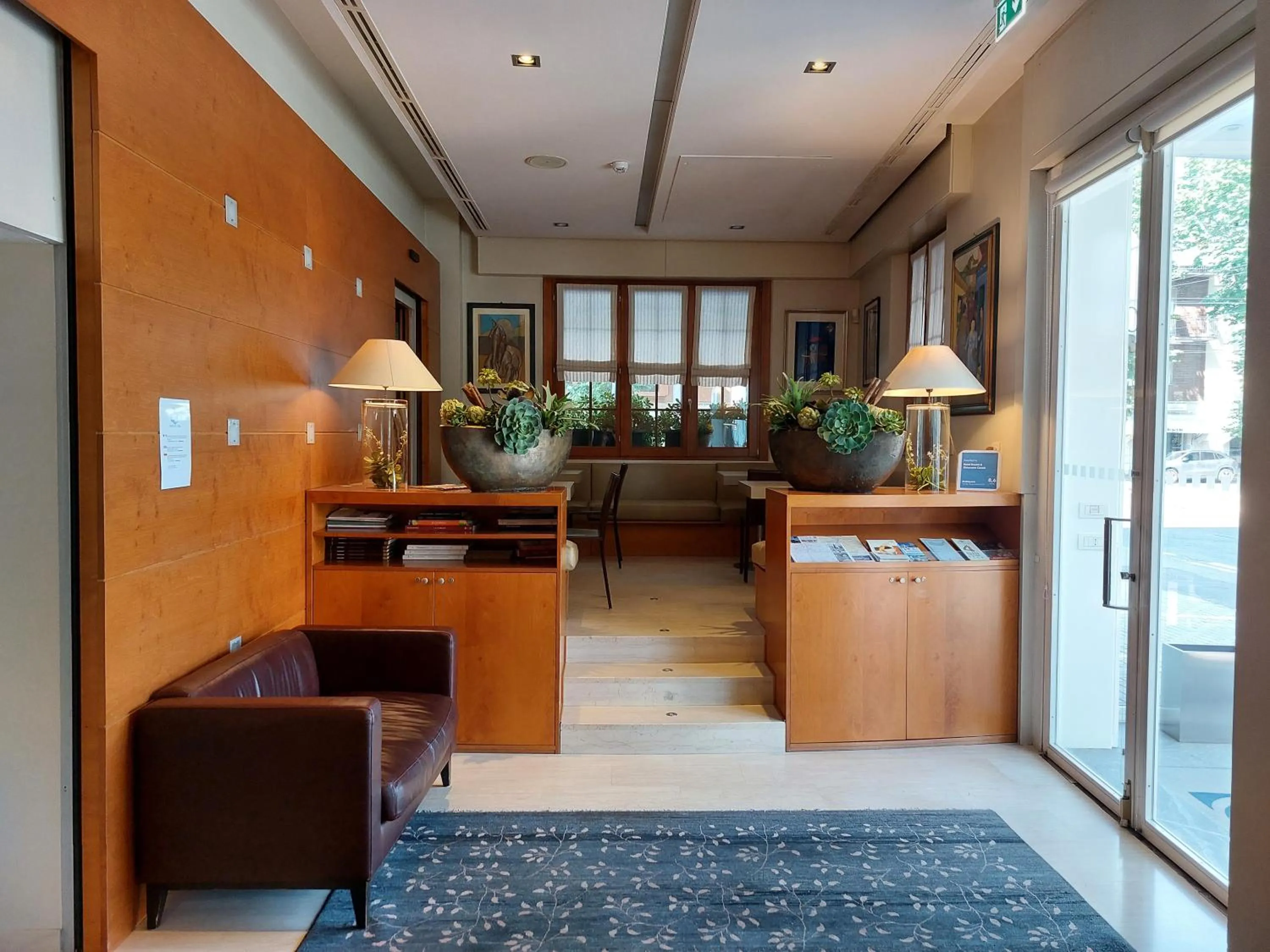 Lobby or reception in Hotel Daniel & Ristorante Cocchi