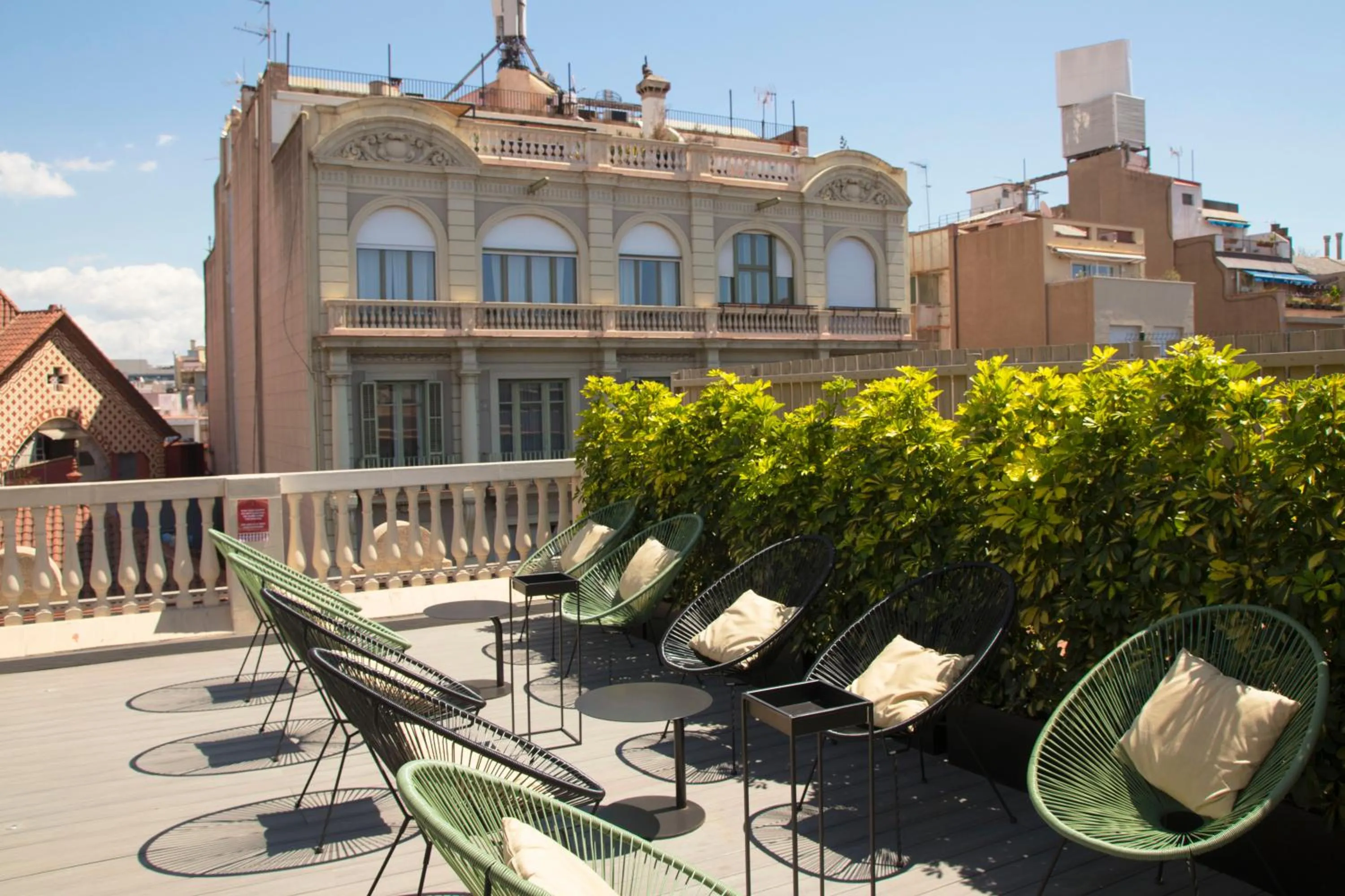 Balcony/Terrace in Sant Jordi Hostels Rock Palace