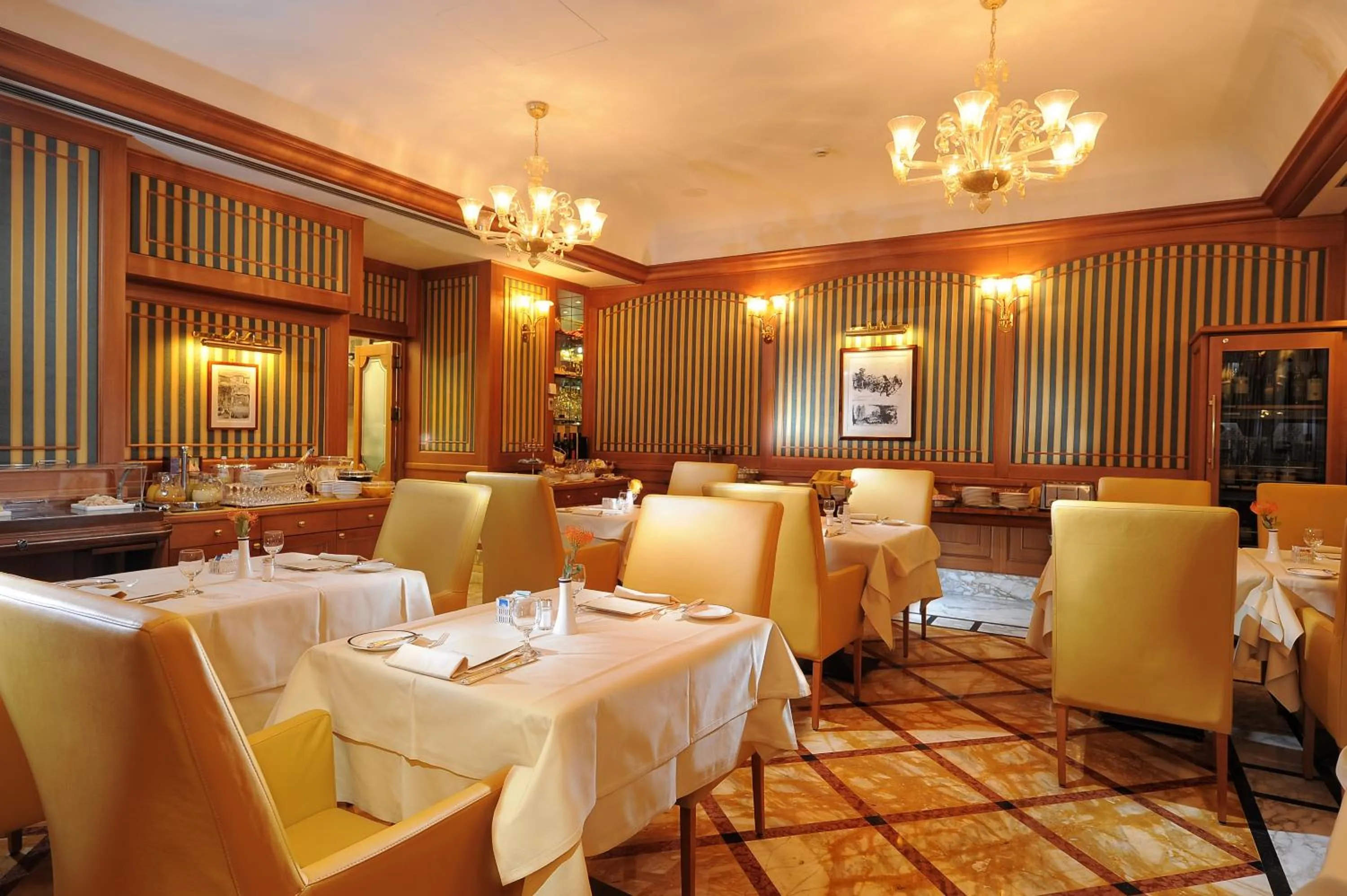Restaurant/places to eat in Hotel Manzoni