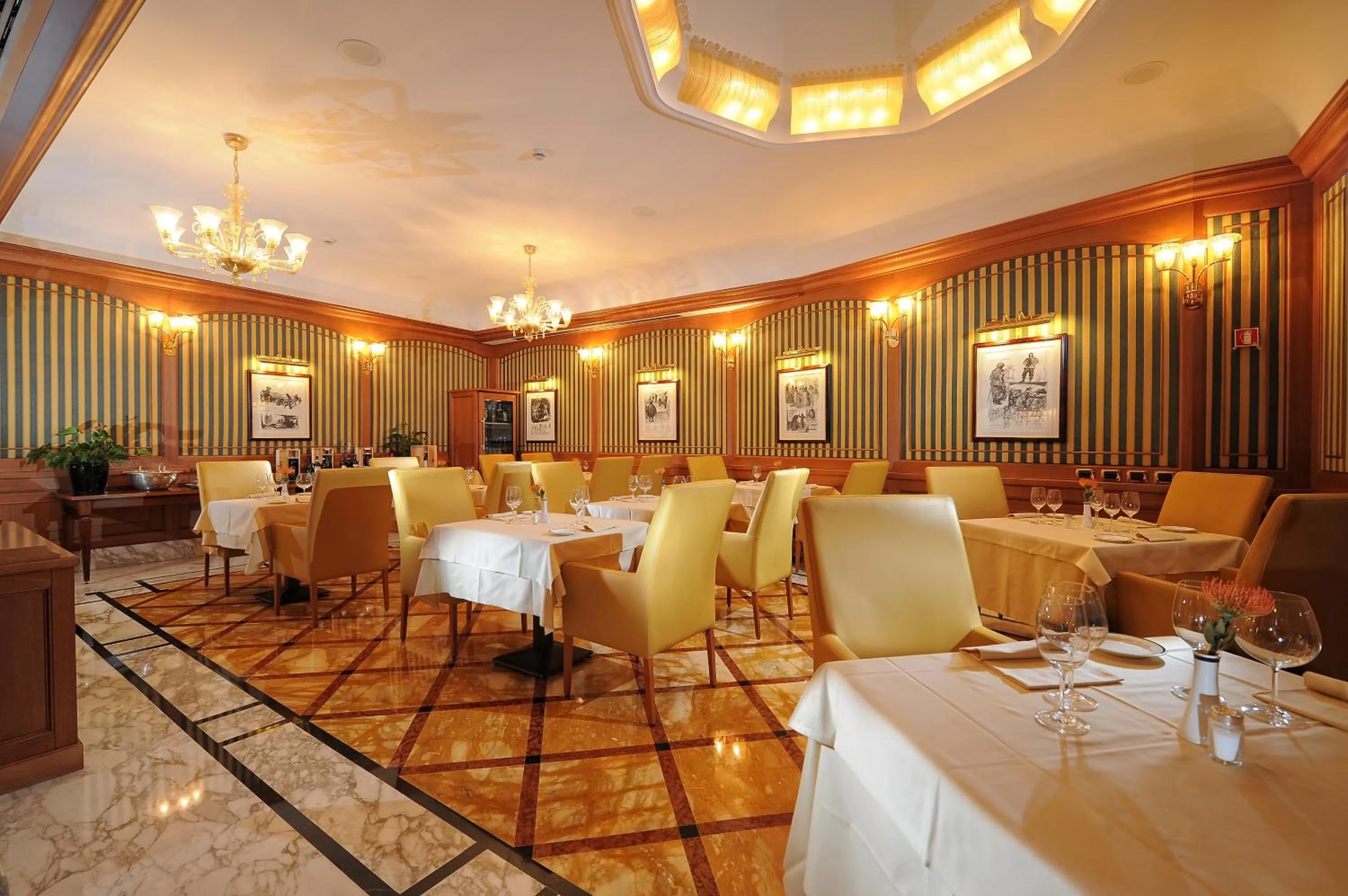 Restaurant/places to eat in Hotel Manzoni