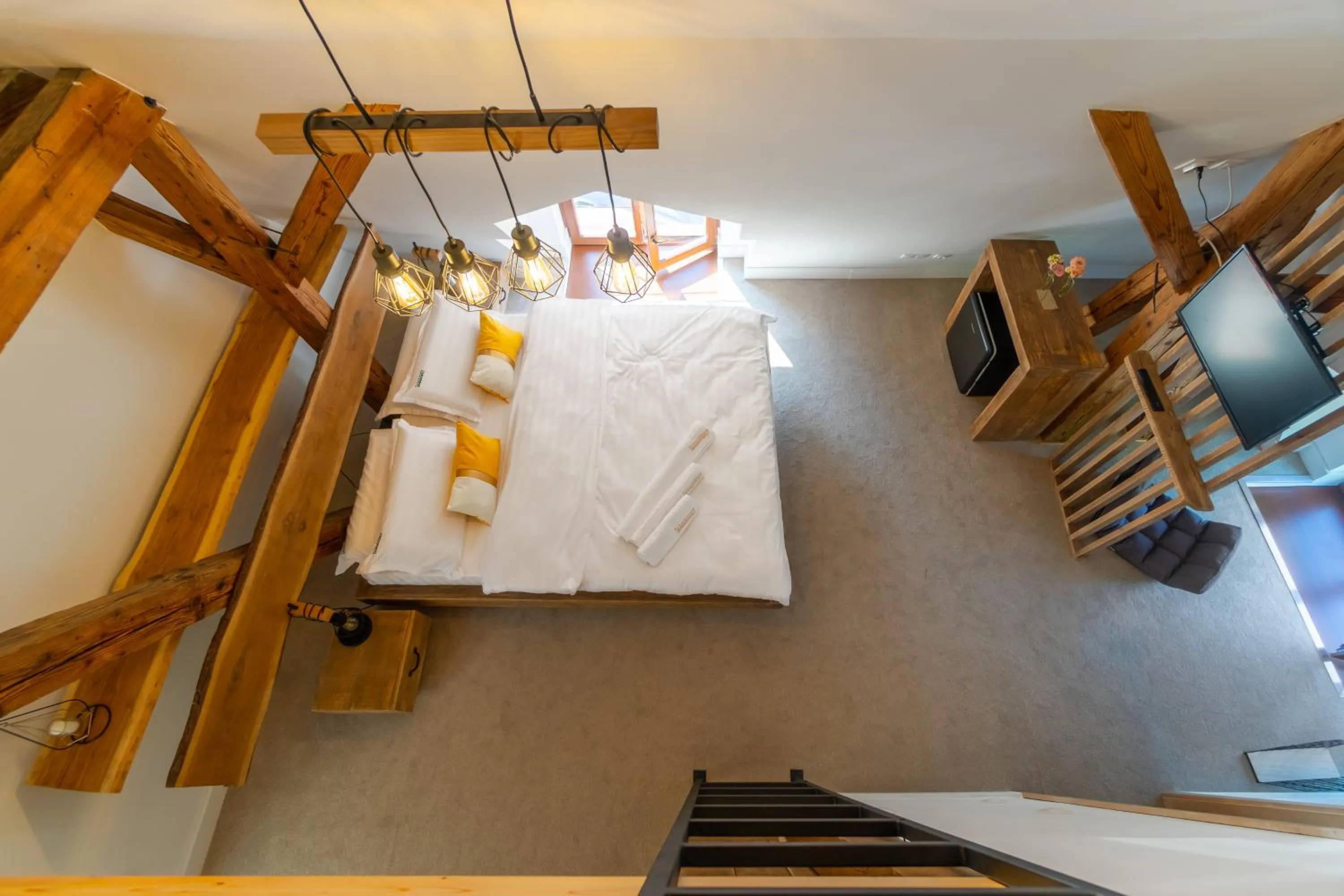 Bedroom, Bed in Wanderer Sighisoara