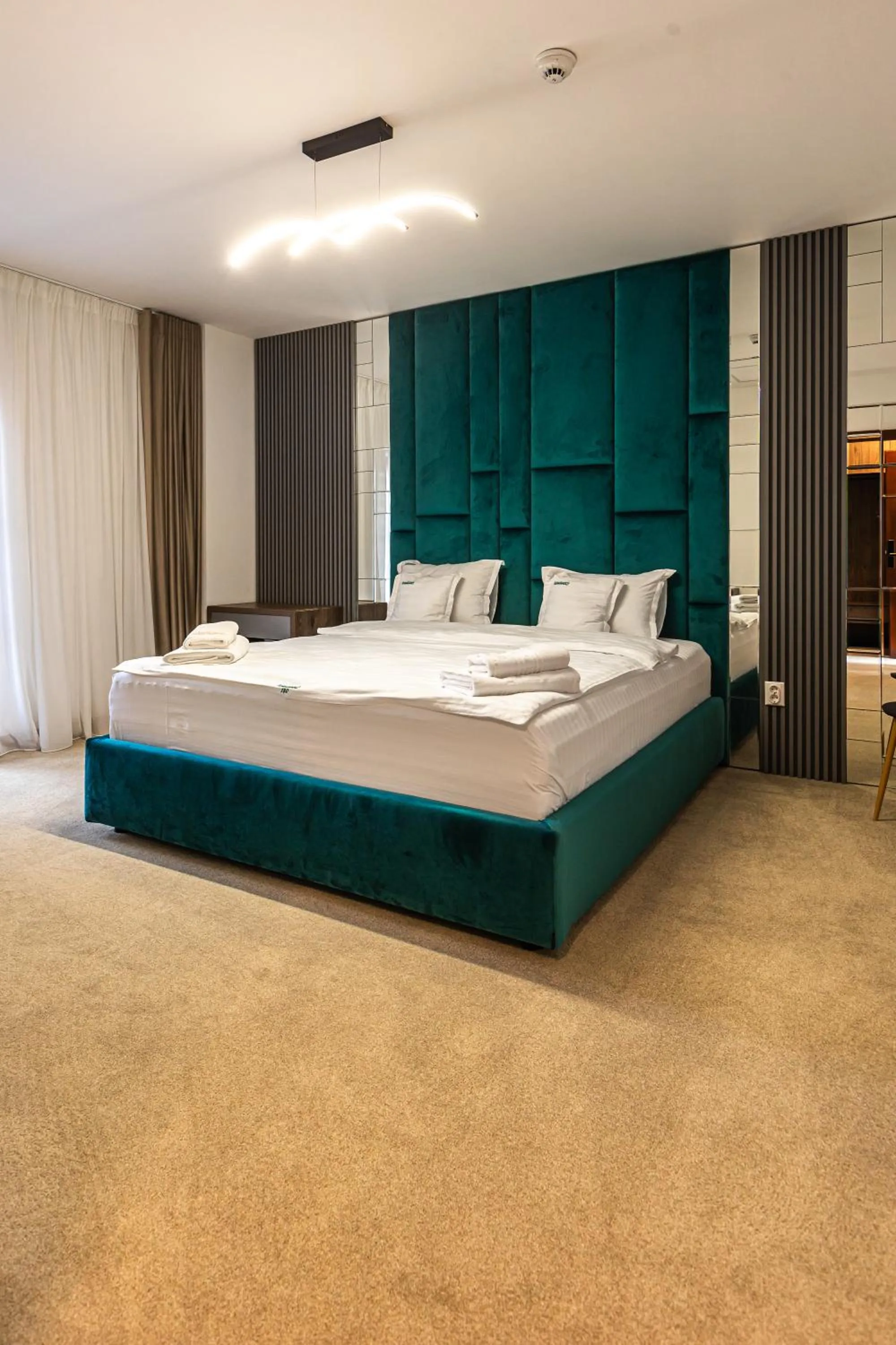 Bed in Wanderer Sighisoara