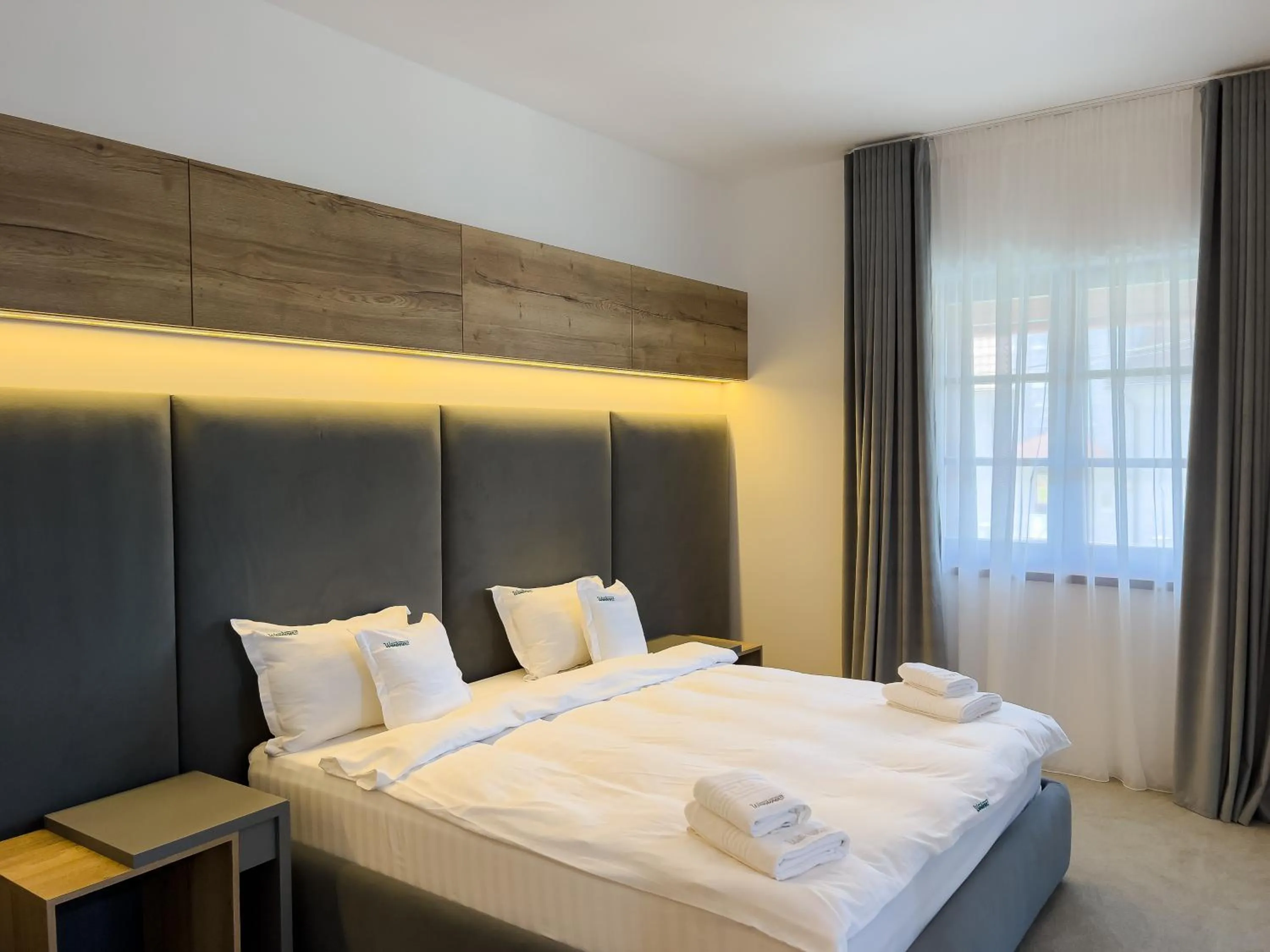 Bed in Wanderer Sighisoara