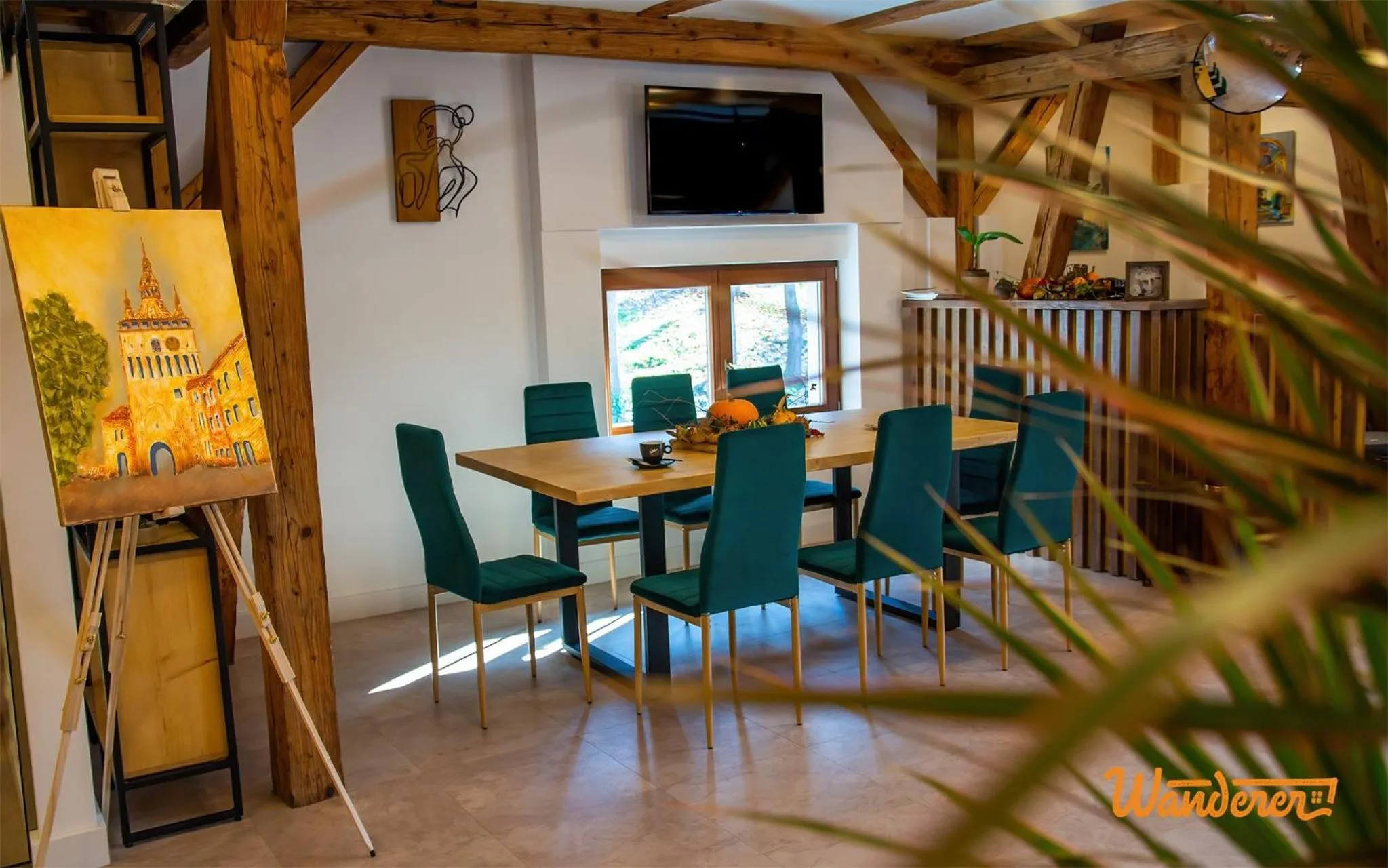 Seating area in Wanderer Sighisoara