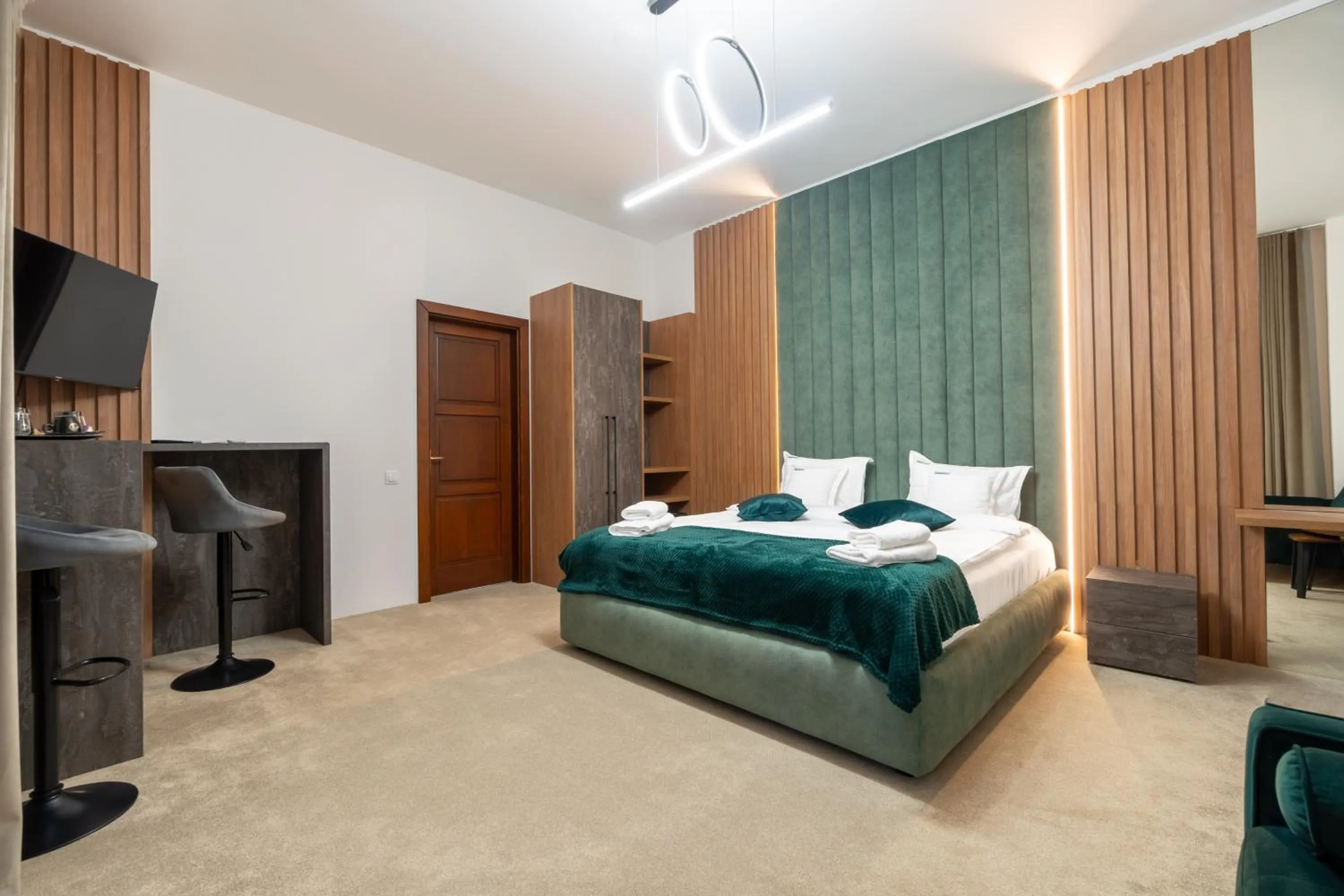 Bed in Wanderer Sighisoara