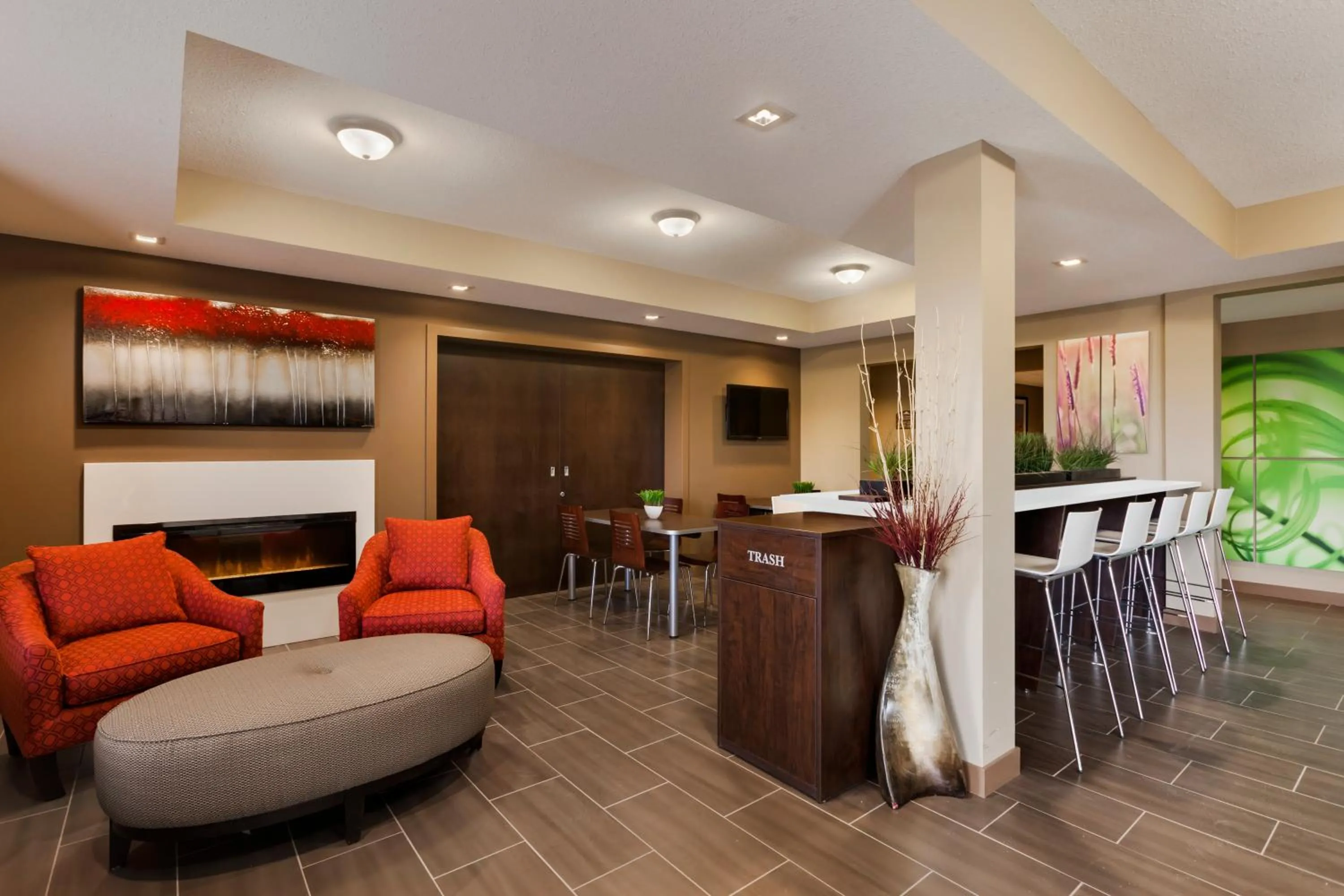Lobby or reception in Microtel Inn & Suites by Wyndham Lloydminster