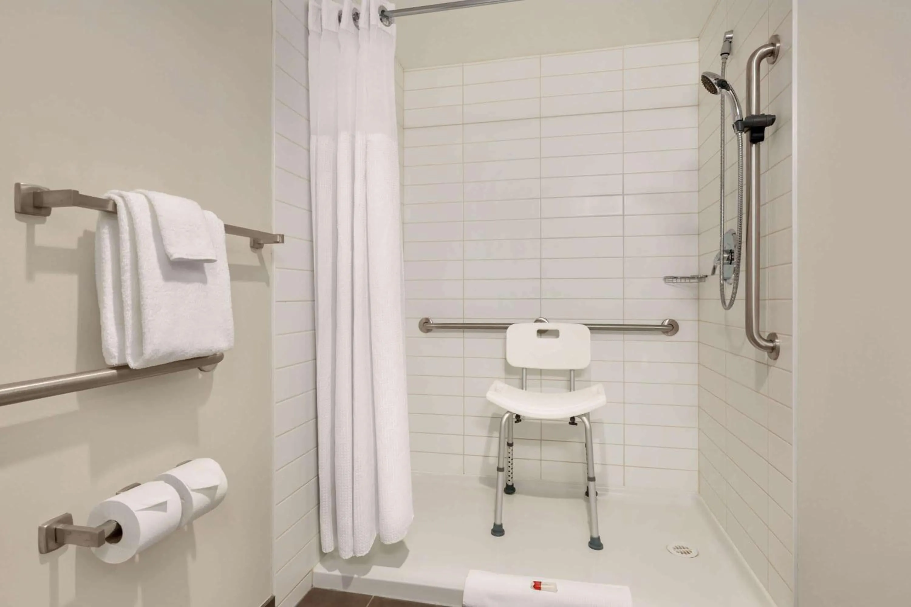 Shower in Microtel Inn & Suites by Wyndham Lloydminster