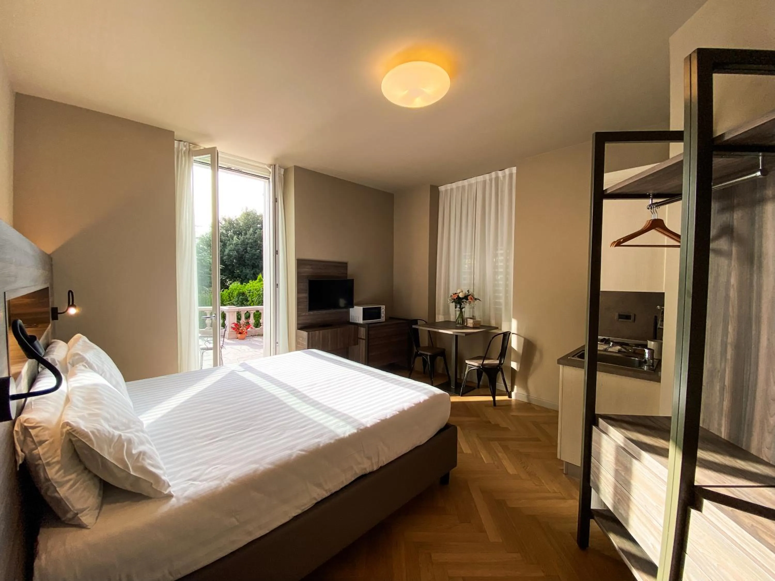 Photo of the whole room, Bed in Residence Villa Bottacin