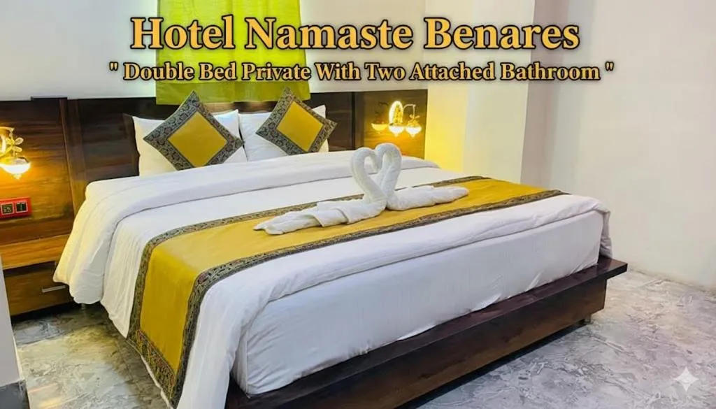 Bed in Namaste Benares Varanasi