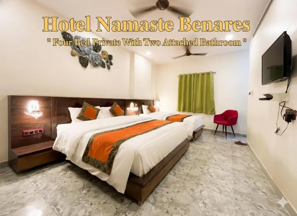 Bed in Namaste Benares Varanasi