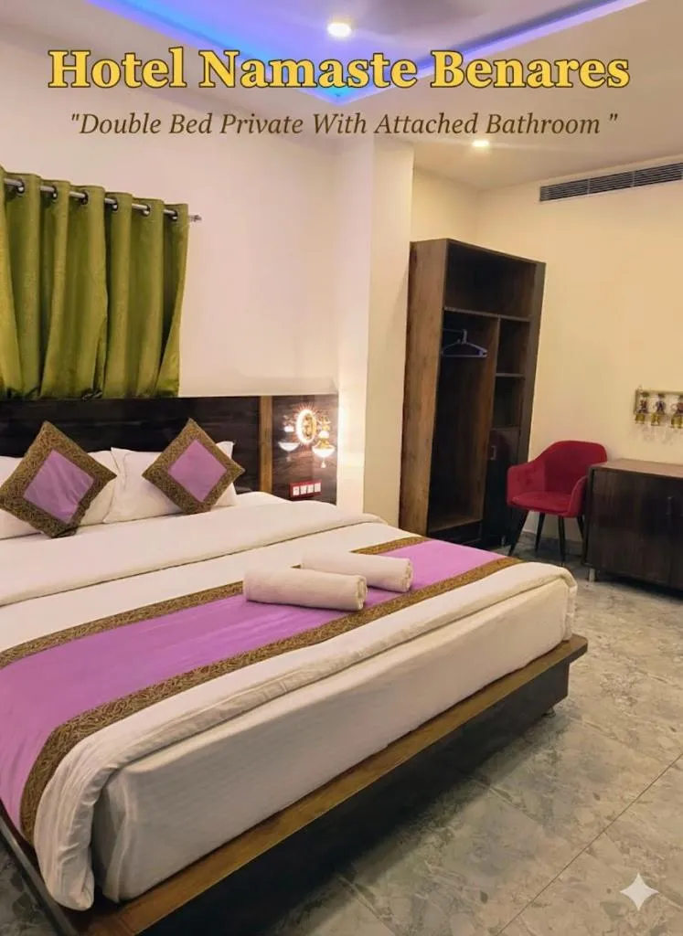 Bed in Namaste Benares Varanasi