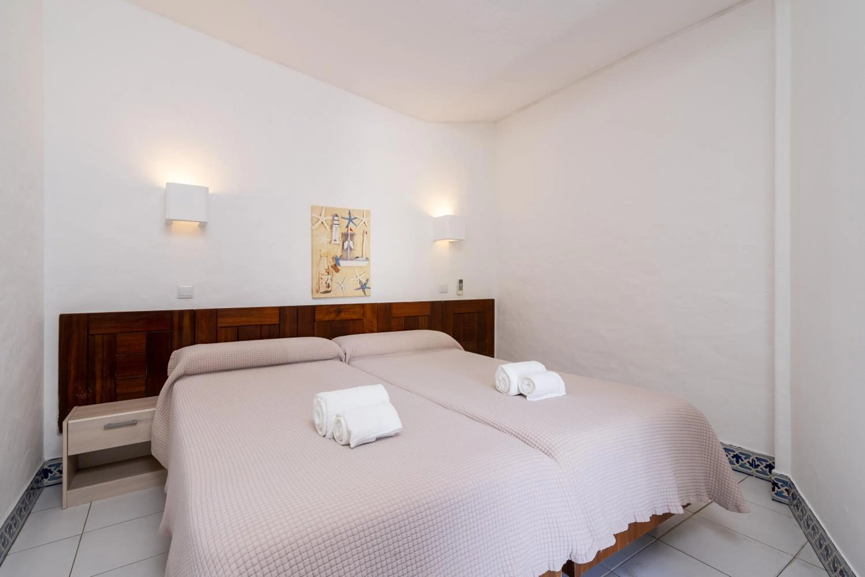 Bed in Apartamentos Borda D´Agua