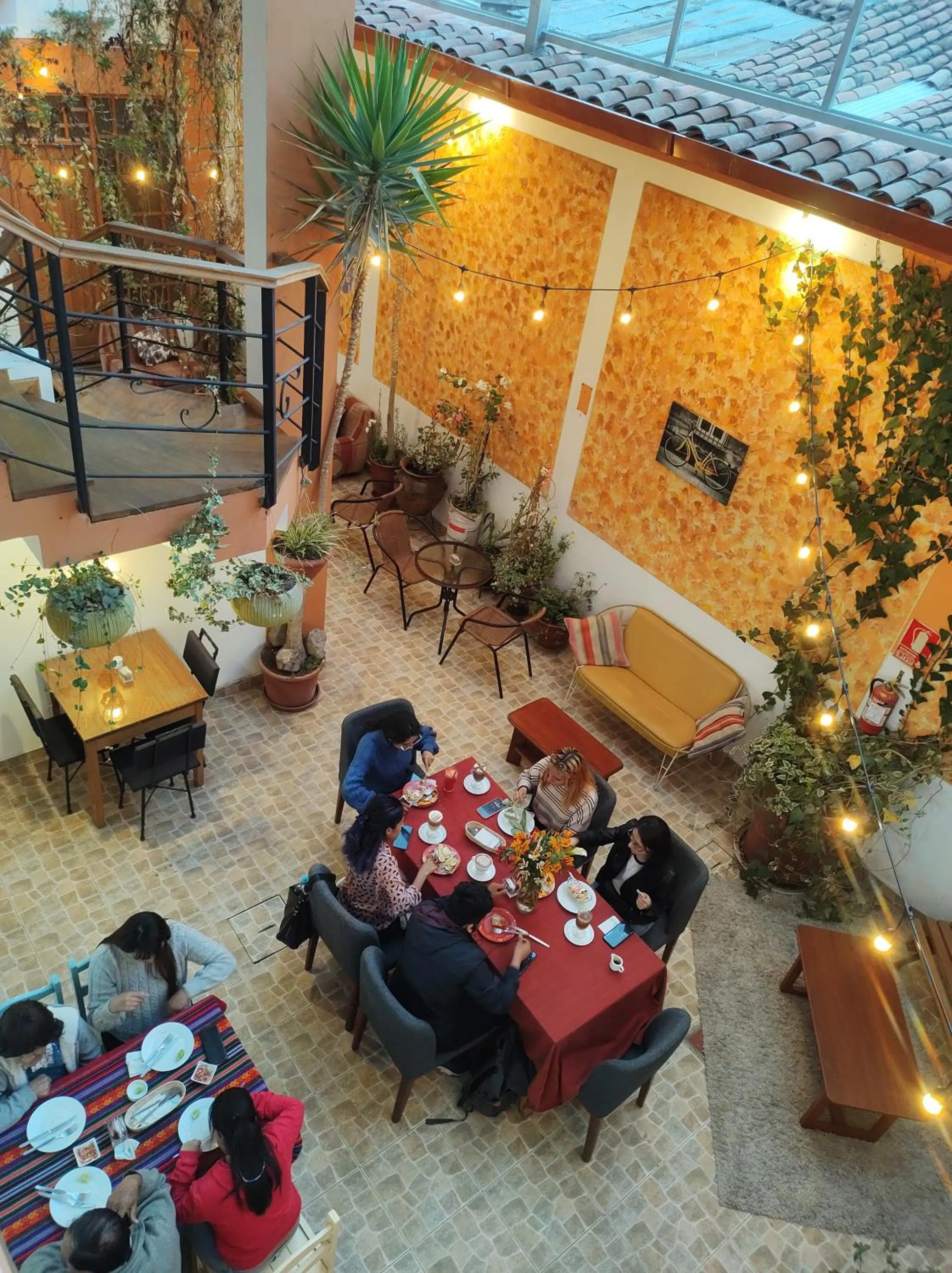 Patio in Eco Bunnu Inn