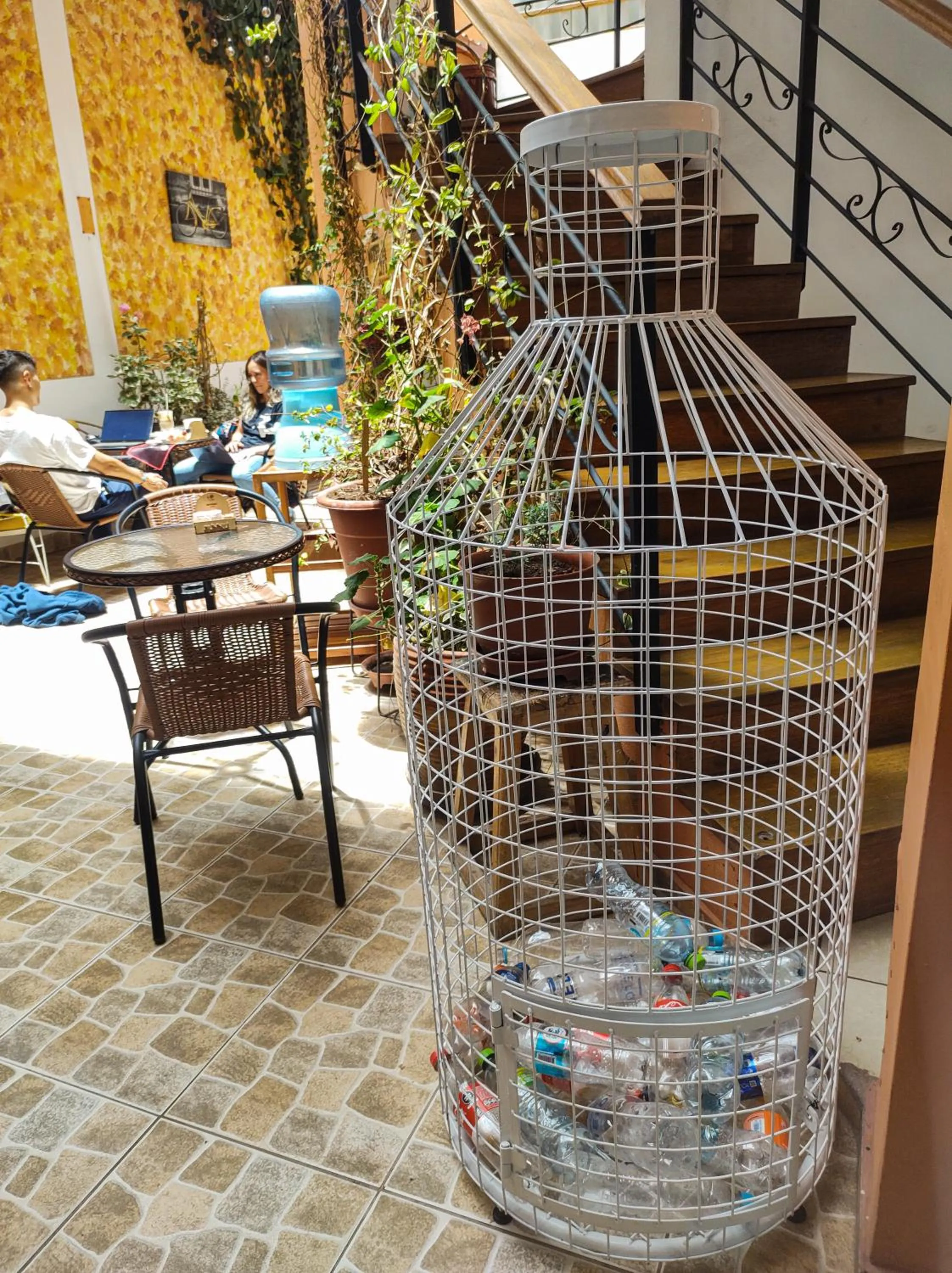 Patio in Eco Bunnu Inn