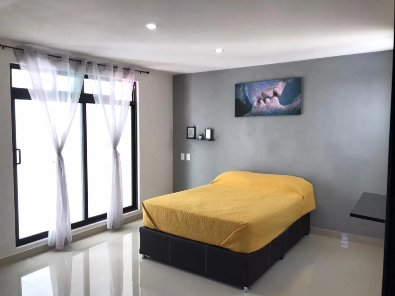 Bed in HOTEL NUEVA LUNA