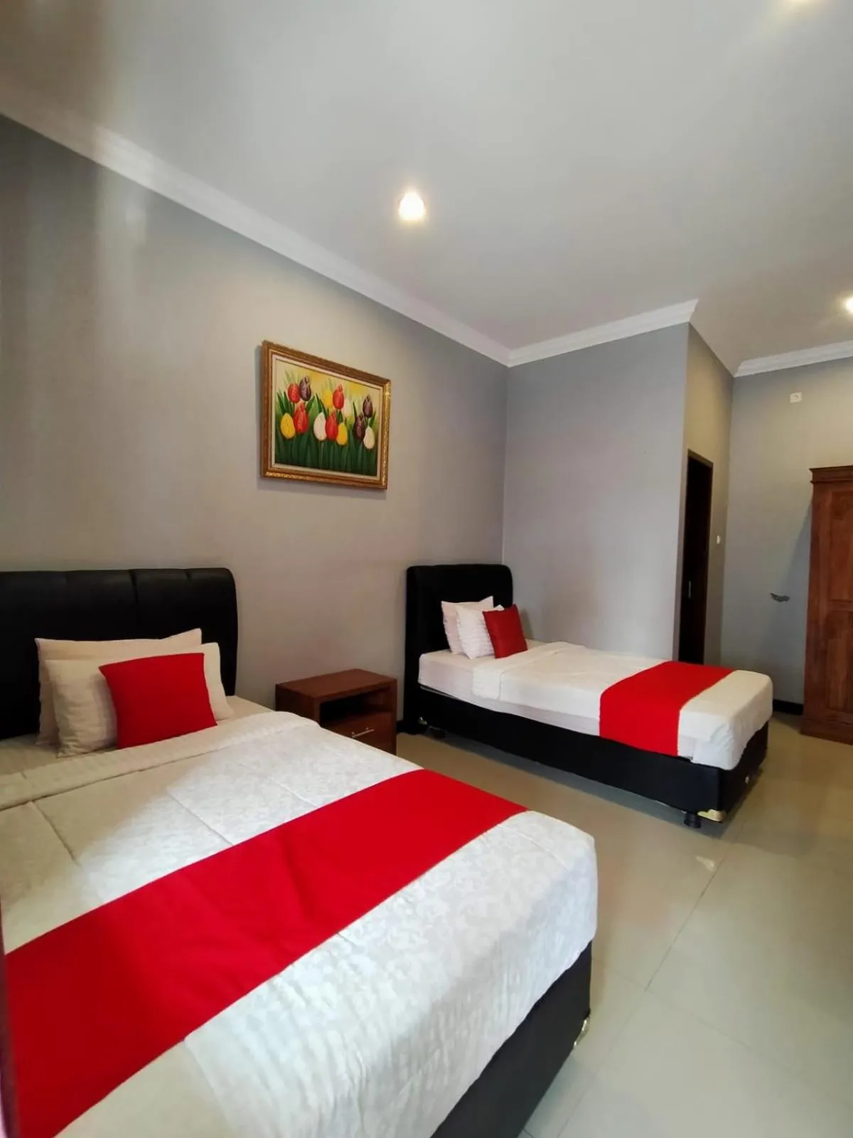 Bed in Hotel Asri Baru