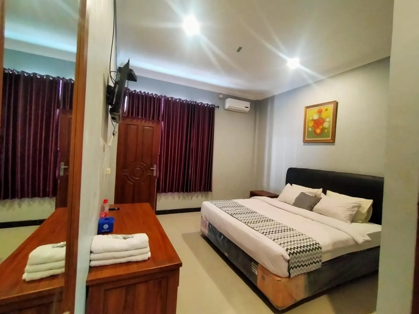 Bed in Hotel Asri Baru