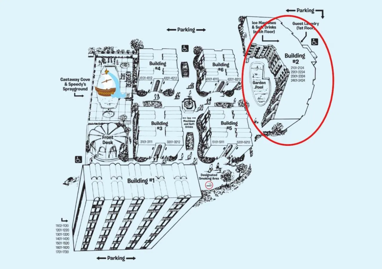 Property building in Howard Johnson by Wyndham Anaheim Hotel and Water Playground