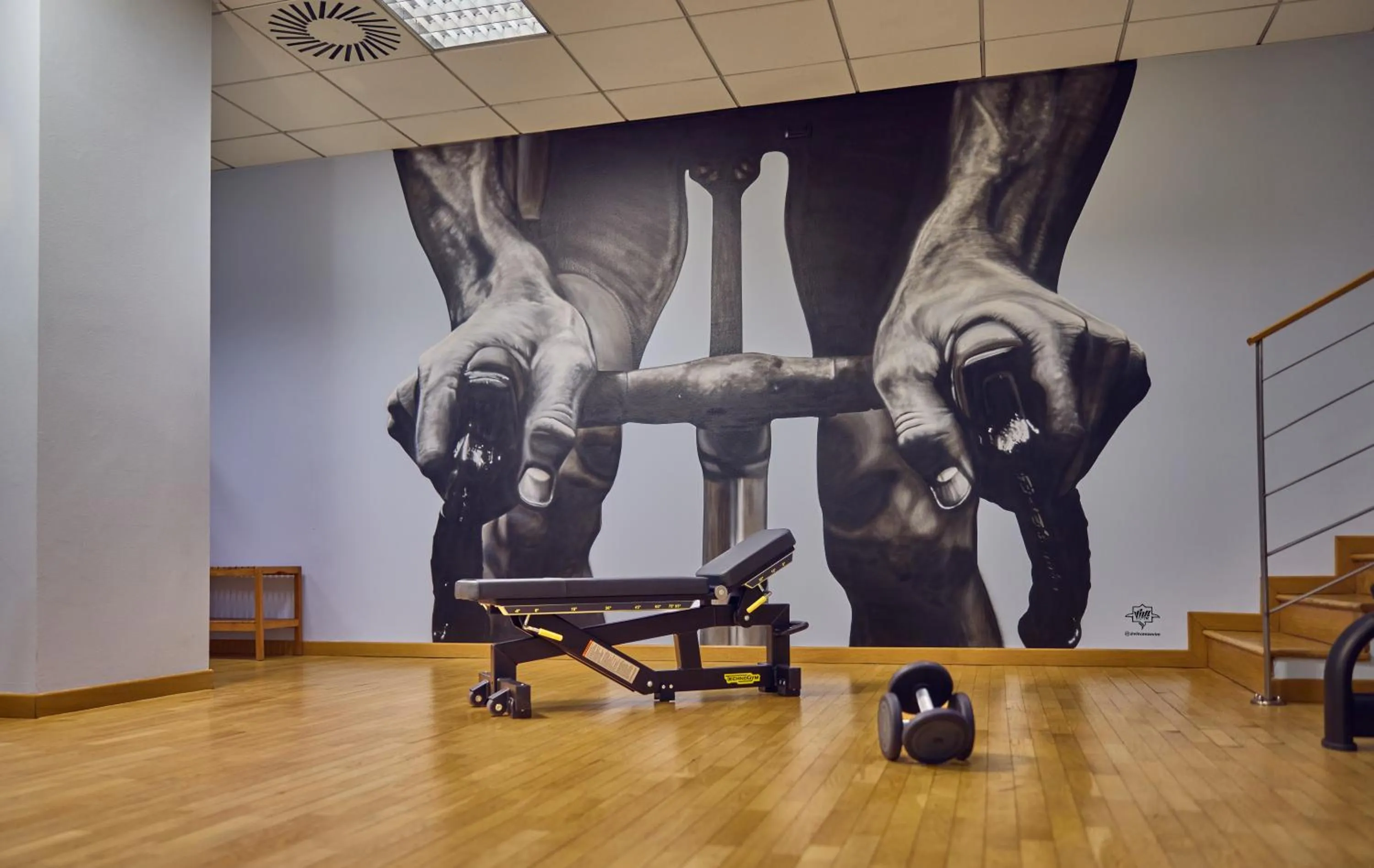 Fitness centre/facilities in Hilton Milan