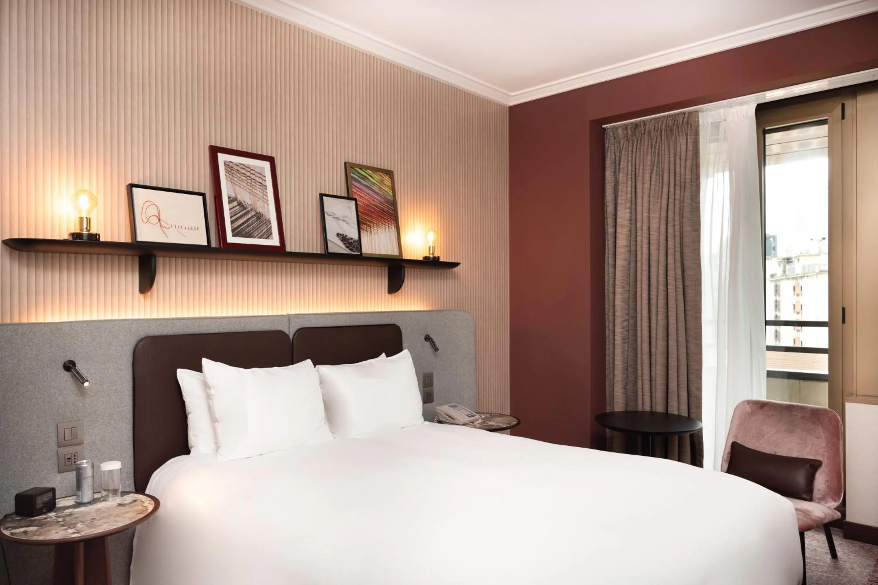 Bedroom, Bed in Hilton Milan