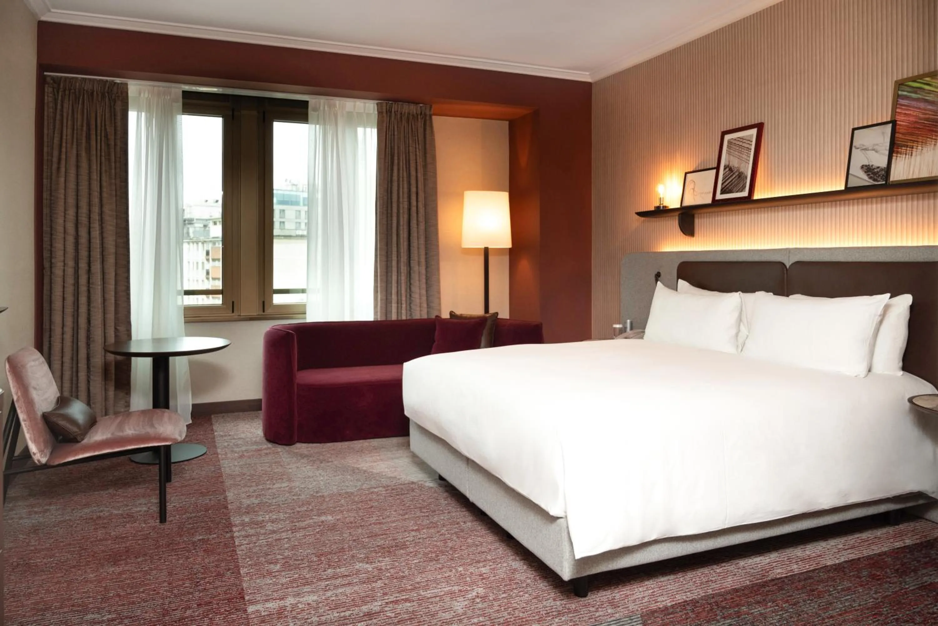 Bedroom, Bed in Hilton Milan