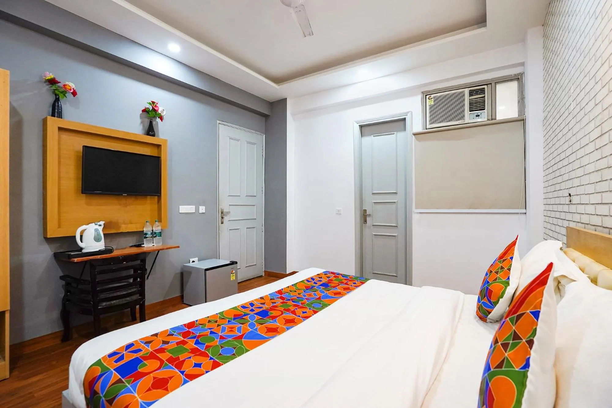 Bed in FabHotel Prime Culture